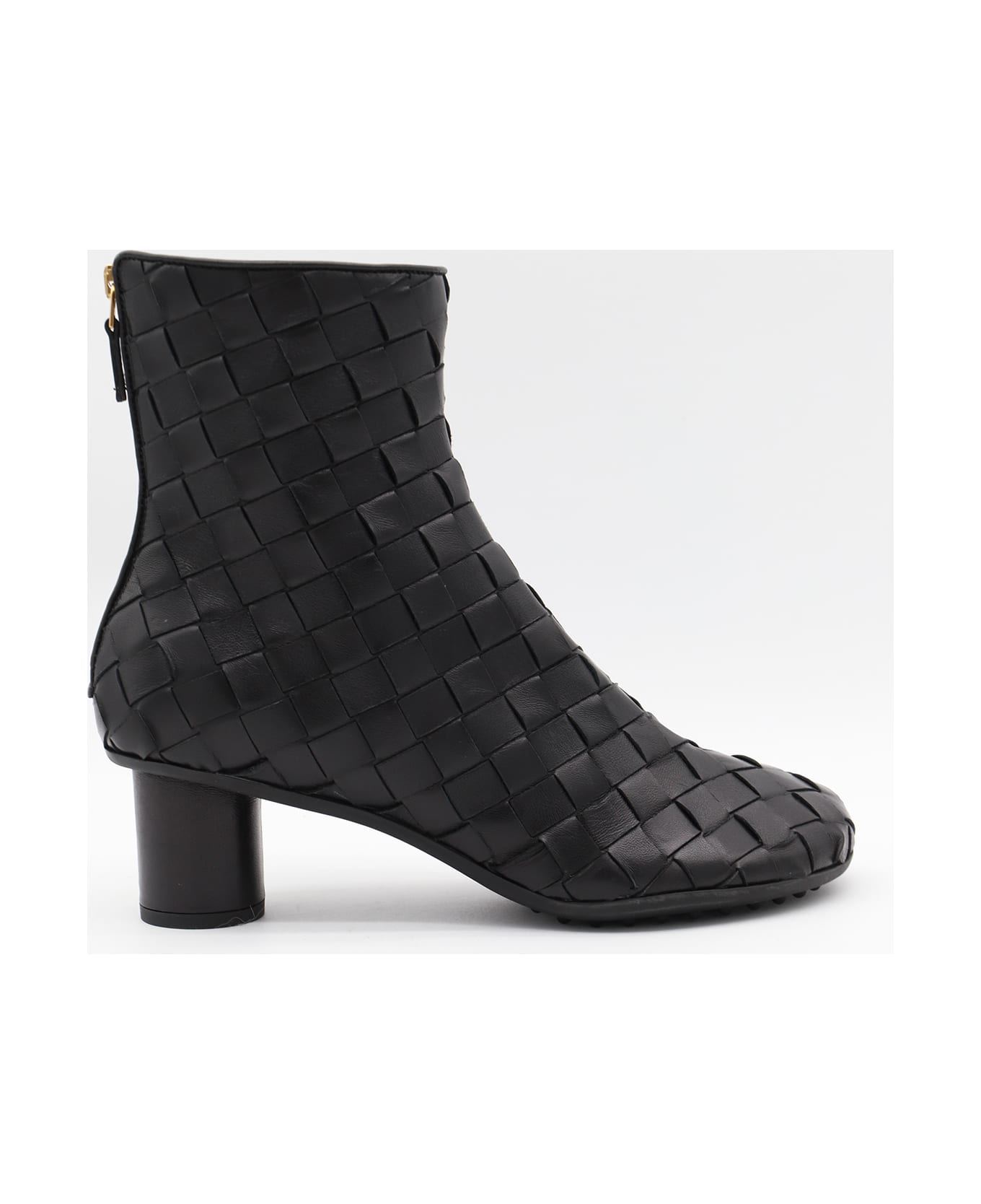 Bottega Veneta Black Leather Boots - Black