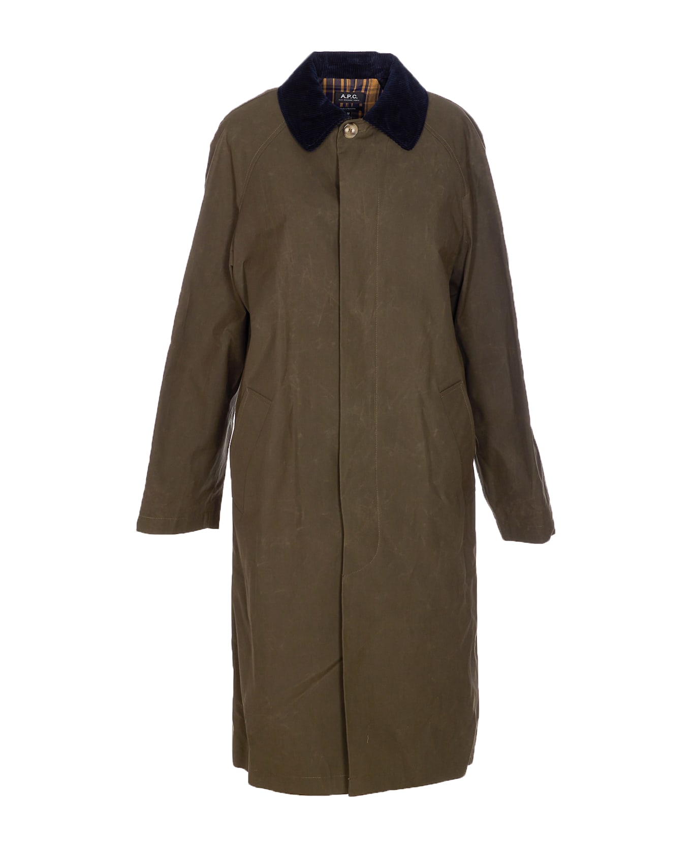 A.P.C. Mac Gaspard Trench - Green