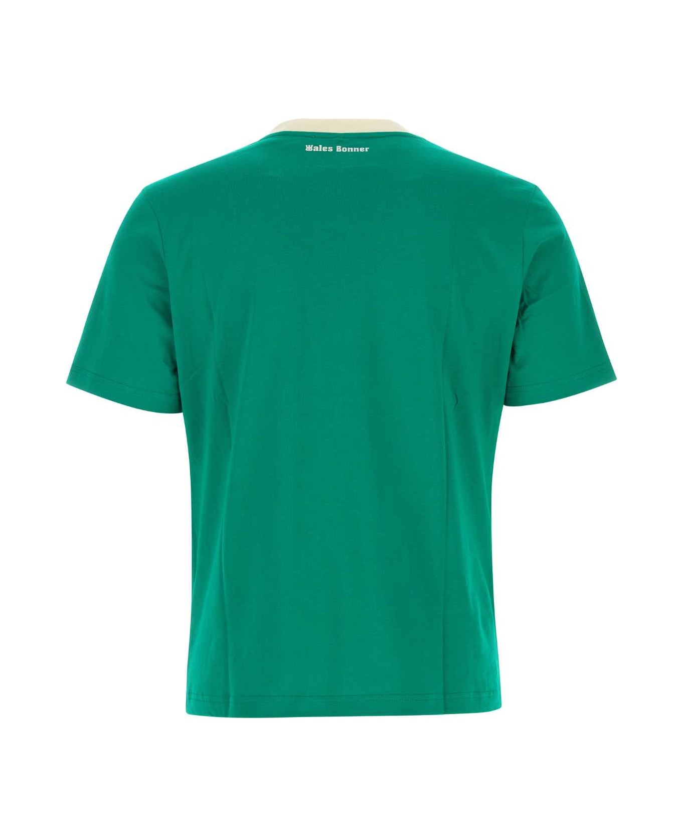 Wales Bonner Green Cotton Resilience T-shirt - GREEN