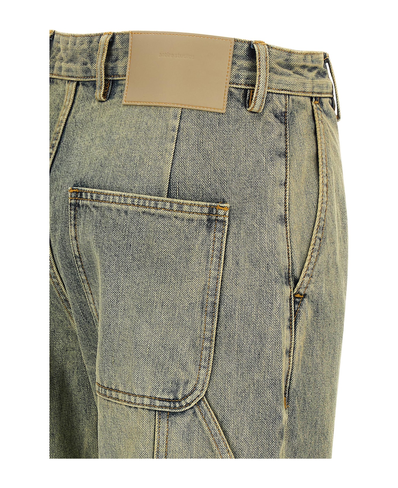 Entire Studios 'cuff Surface Wave' Jeans - Sw Surfacewave