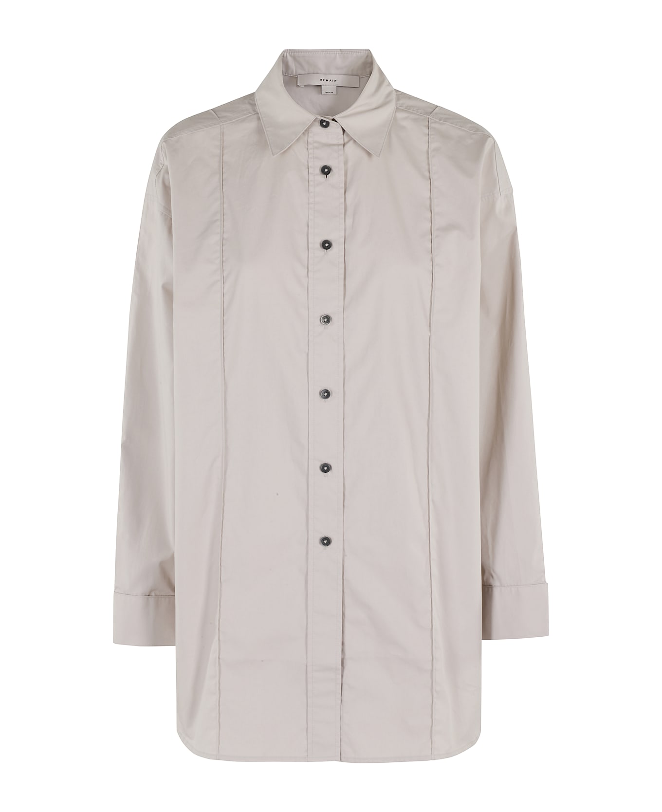 REMAIN Birger Christensen Oversize Pintuck - Chateau Gray