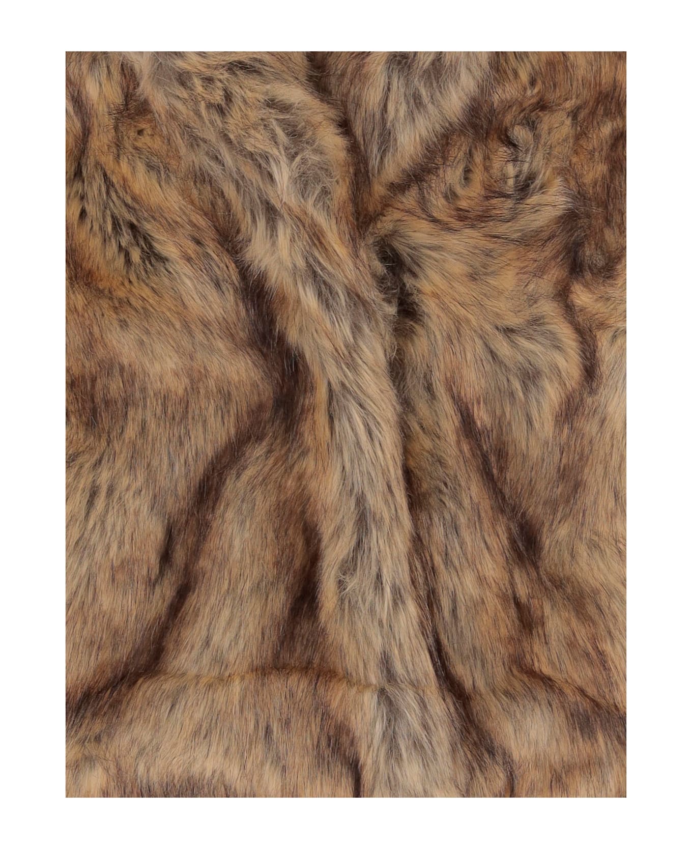 The Garment Damiy Coat In Faux Fur - Red