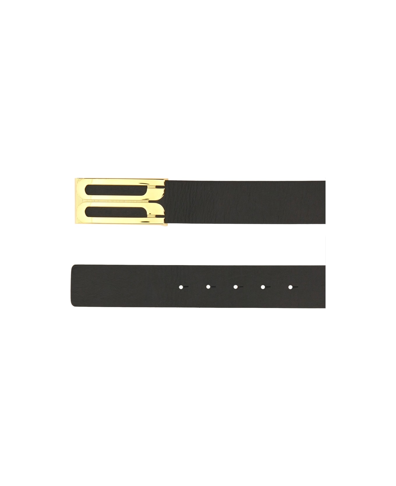 Victoria Beckham Jumbo Frame Belt - Black