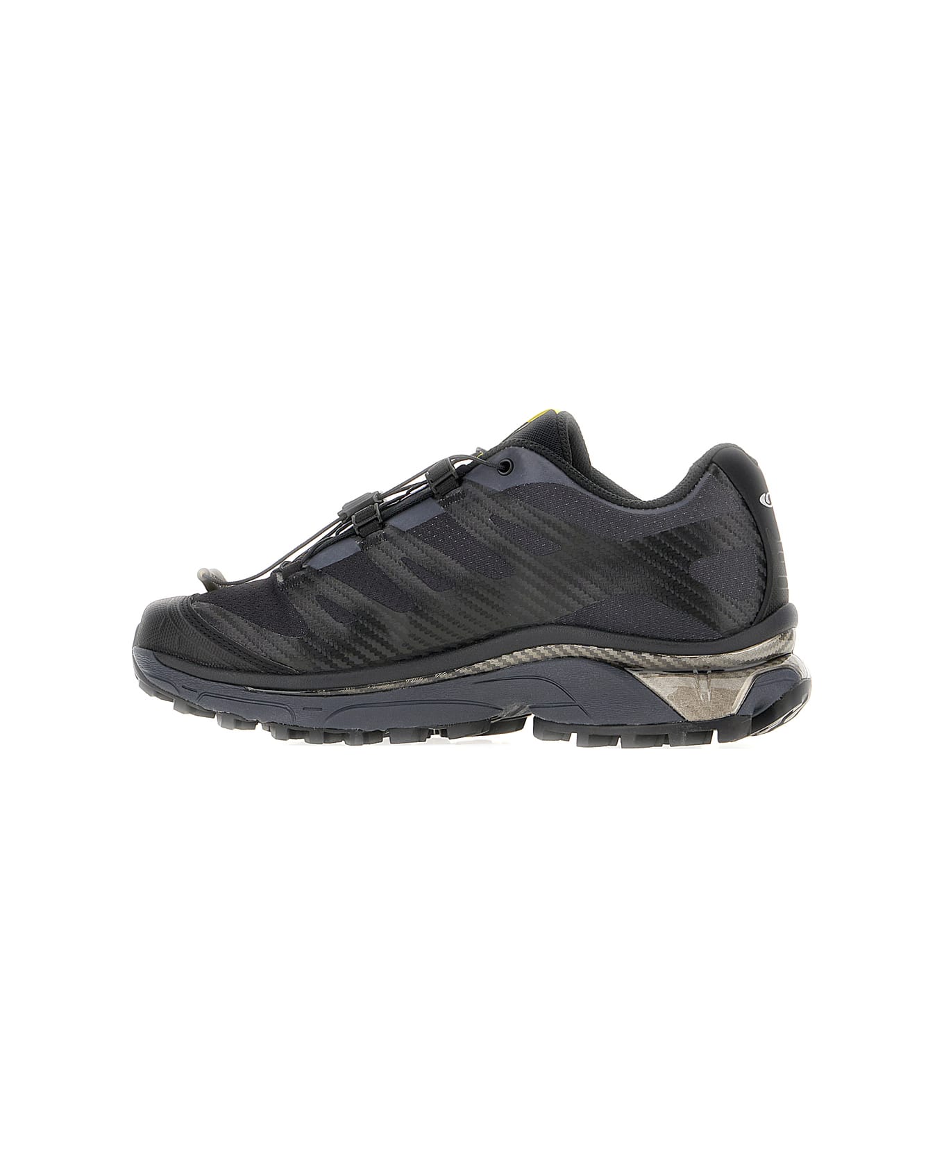 Salomon Black Fabric Xt-4 Og Sneakers - BLACK EBONY SILVER METALLIC X