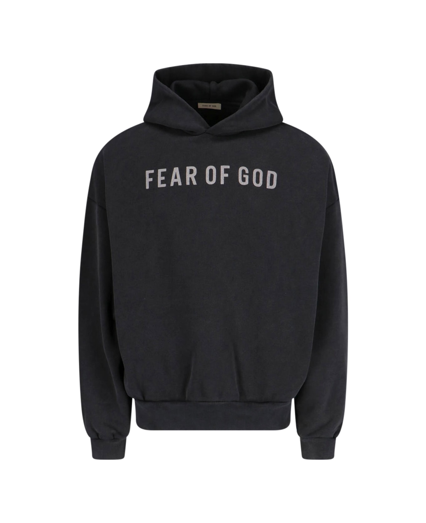 Fear of God Logo Hoodie - Black  