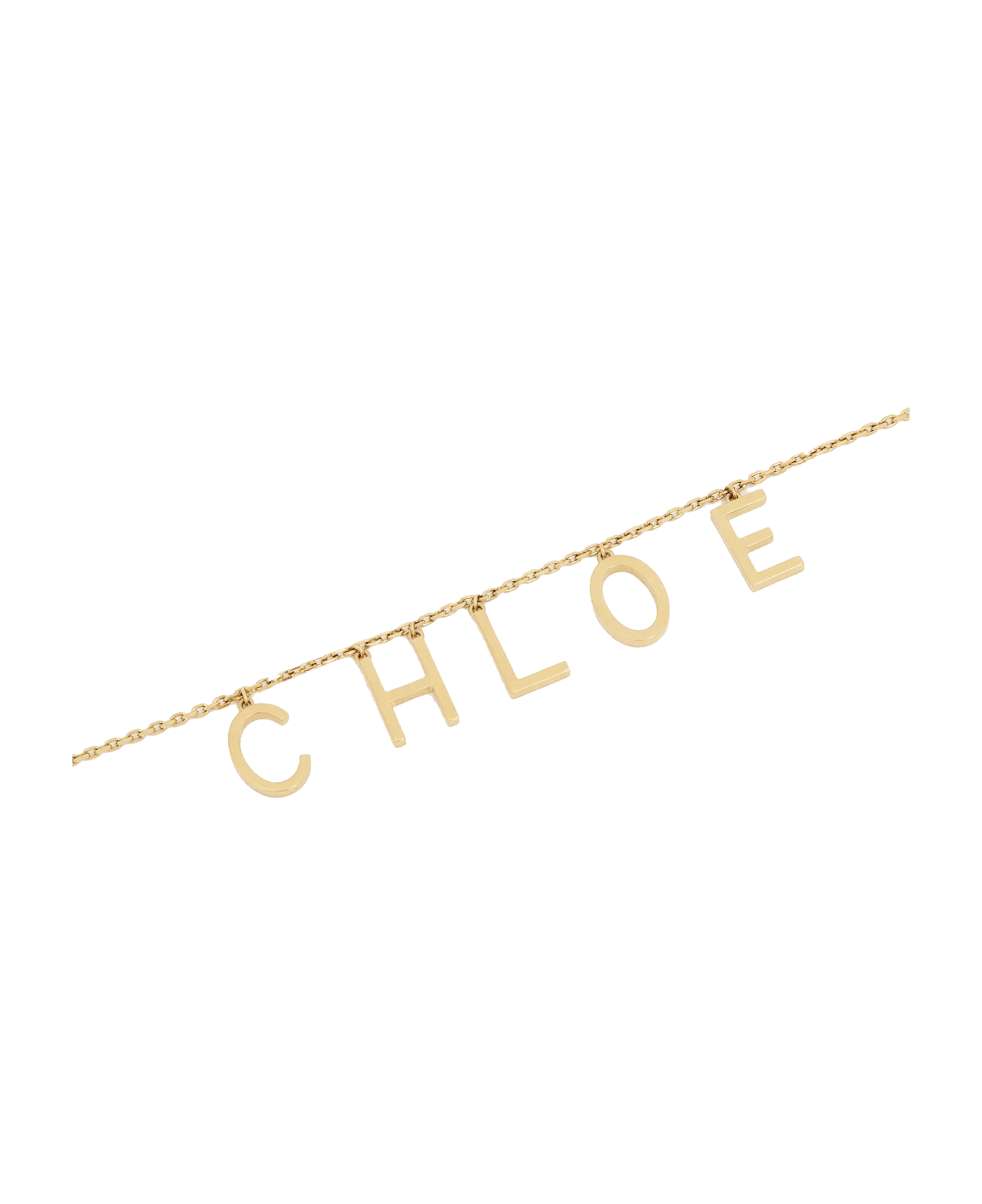 Chloé Chloe
 Letters Necklace - Golden