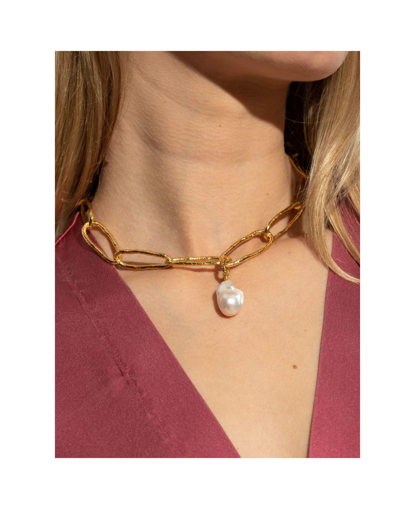 Forte_Forte Pearl Necklace - Golden