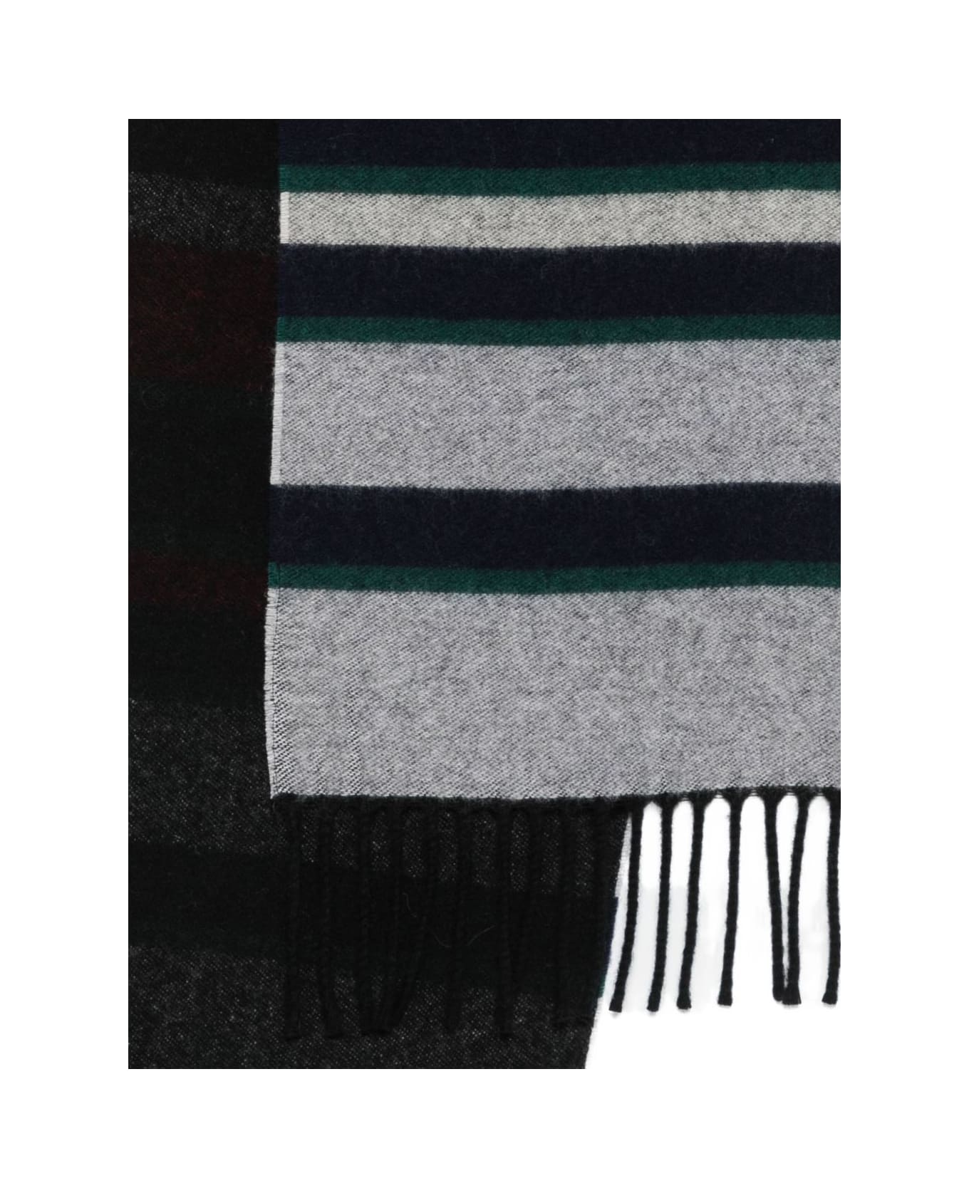 Paul Smith Wool Blend Scarf - Blue