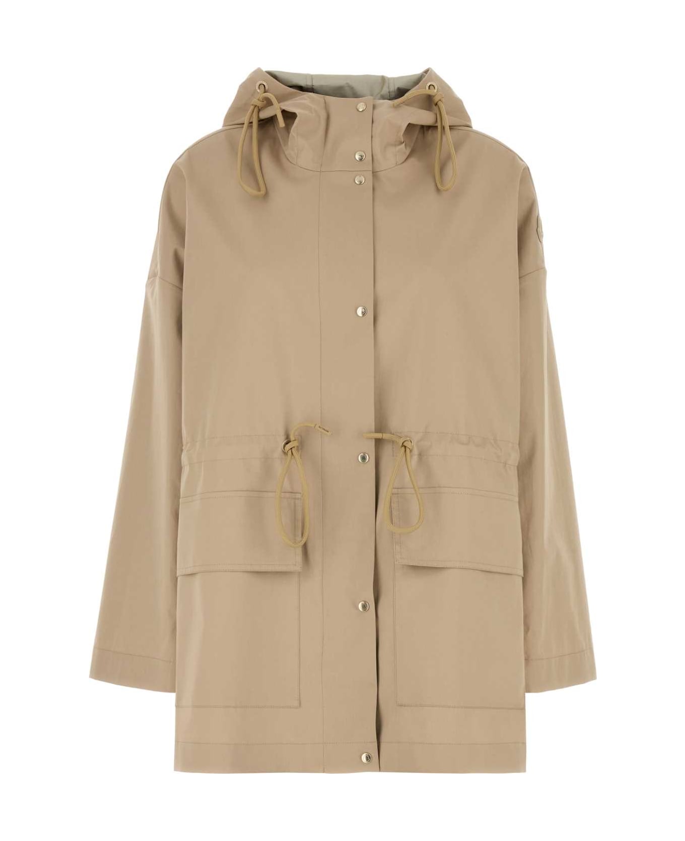 Moncler Beige Cotton Blend Gaillon Parka - 209