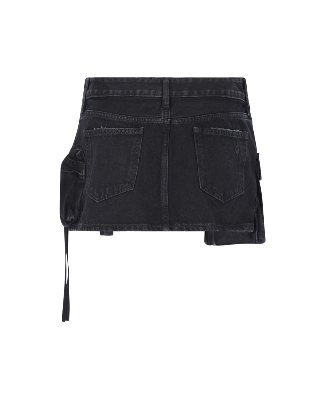 The Attico 'fay' Mini Skirt - Black