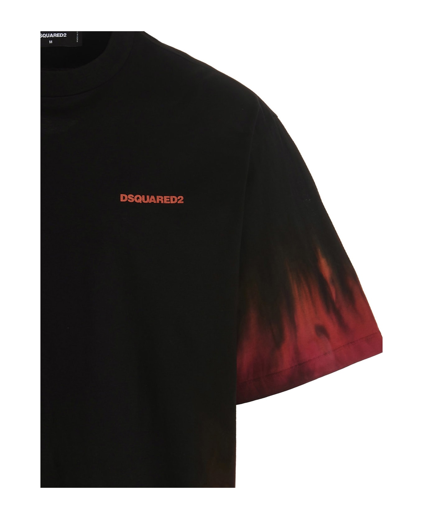 Dsquared2 T-shirt 'd2 Flame Drop' - MULTICOLOR