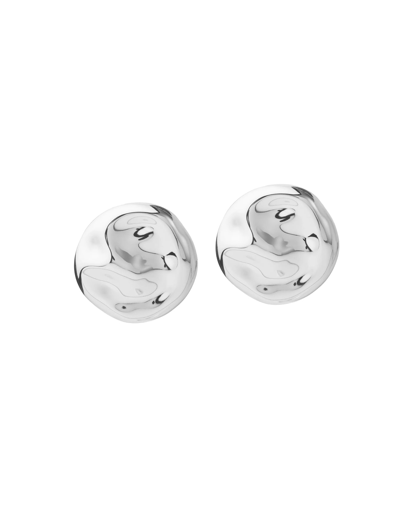 Federica Tosi 
mindy
 Metallic Earings With Circular Shape In Silver Plated Btonze Woman - Metallic
