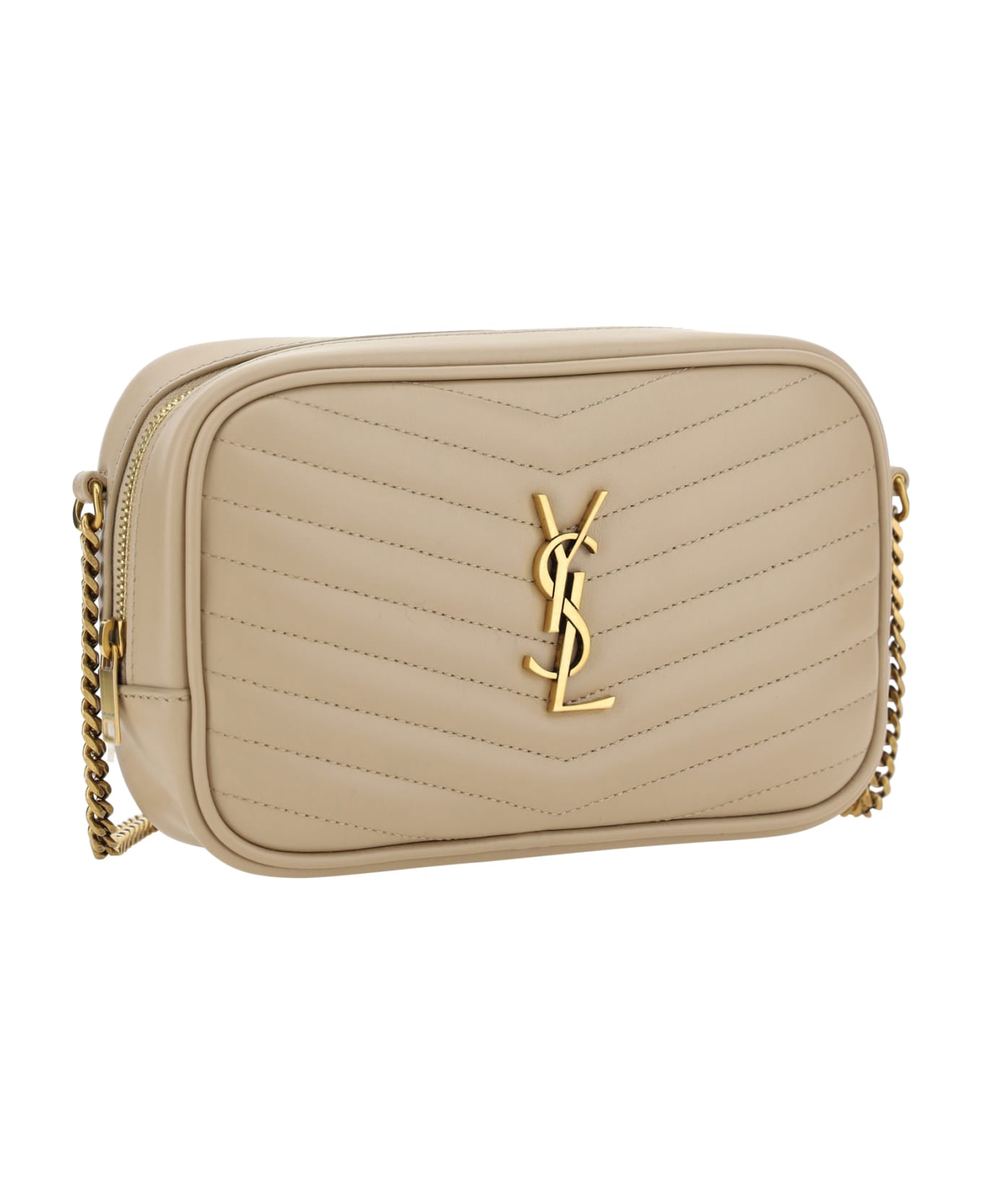 Saint Laurent Lou Shoulder Bag - DOVE