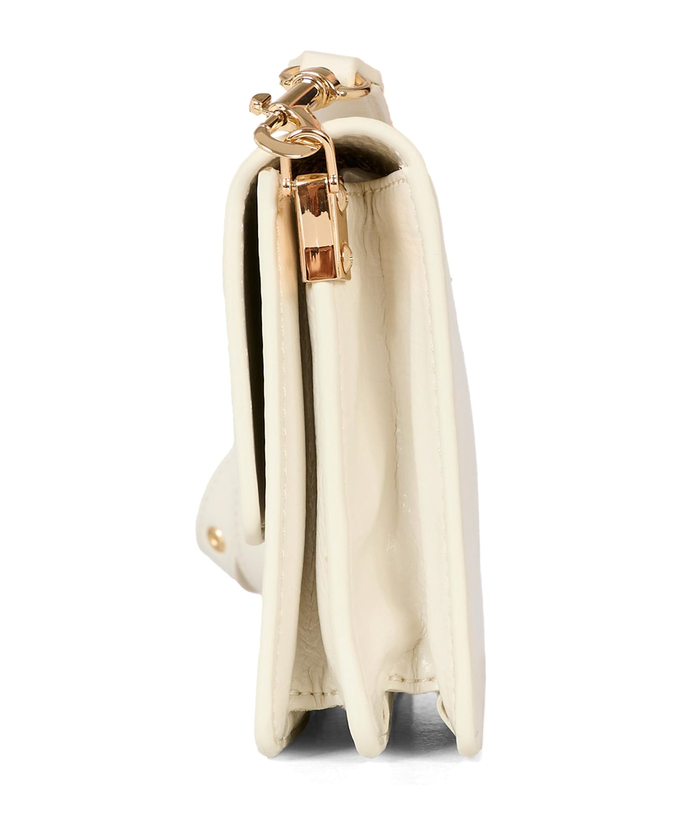 N.21 Beige Clutch For Girl With Logo - Beige