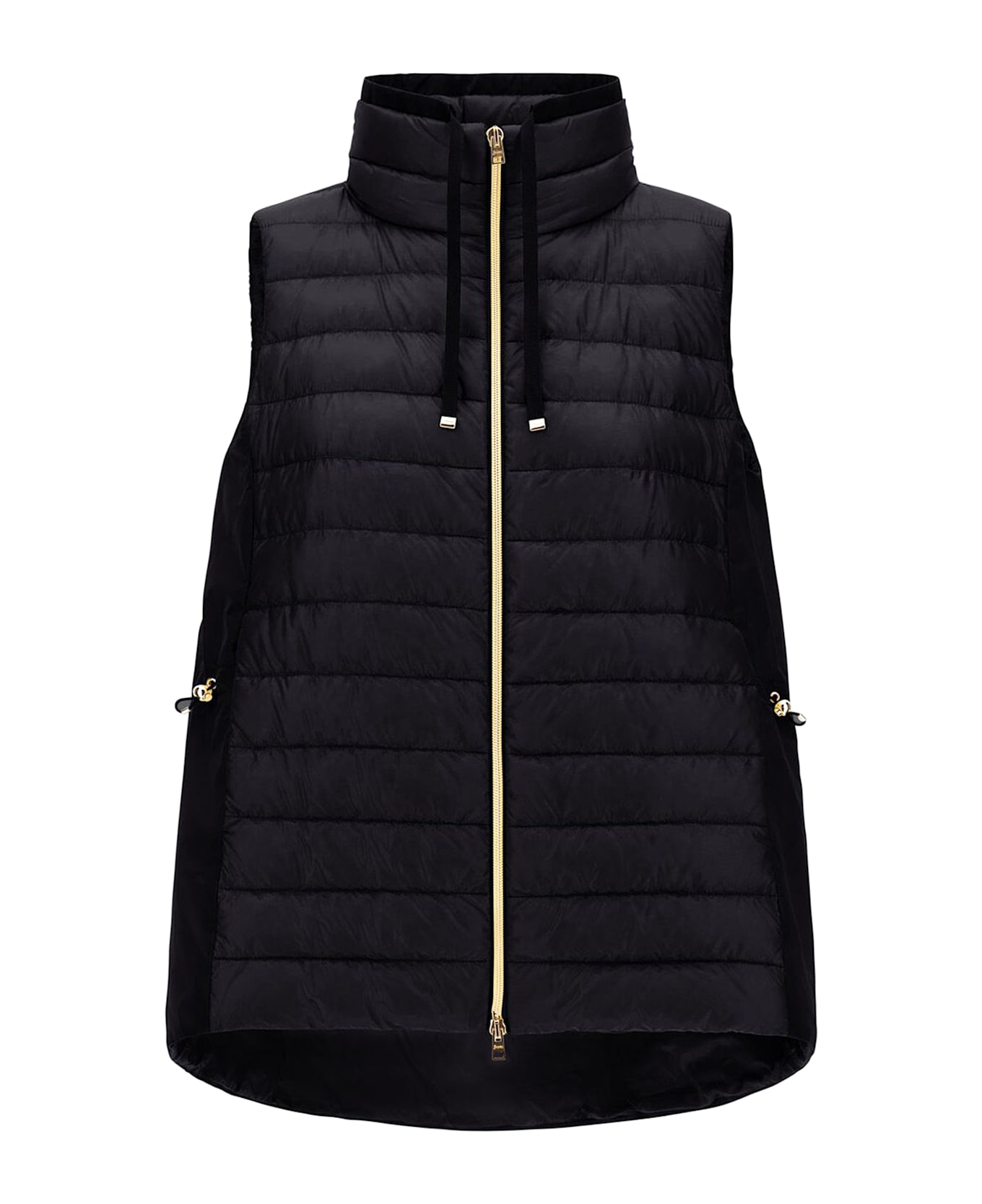 Herno Vest In Nylon Ultralight And New Techno Taffeta - Nero