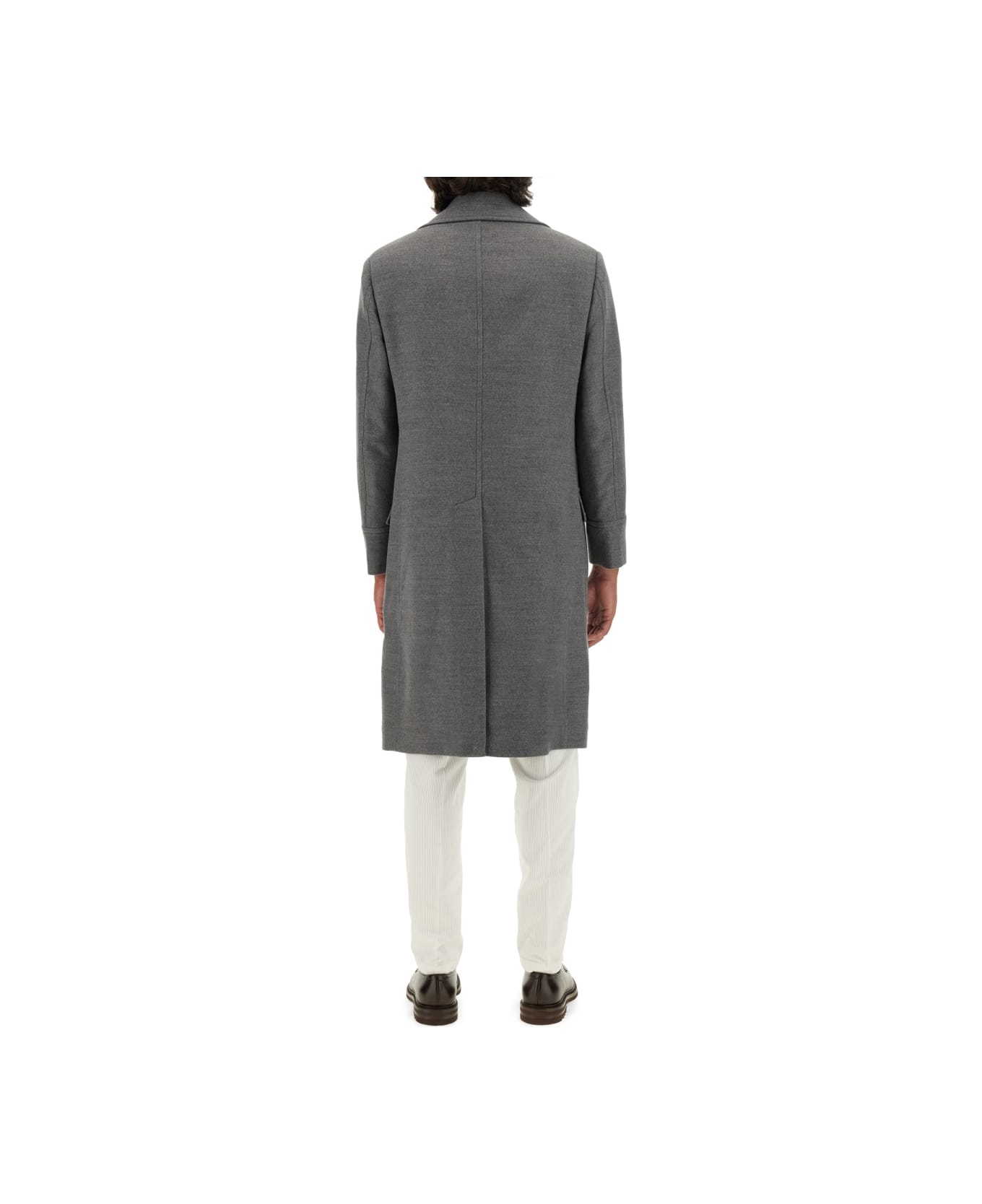 Brunello Cucinelli Double-breasted Coat - GREY コート