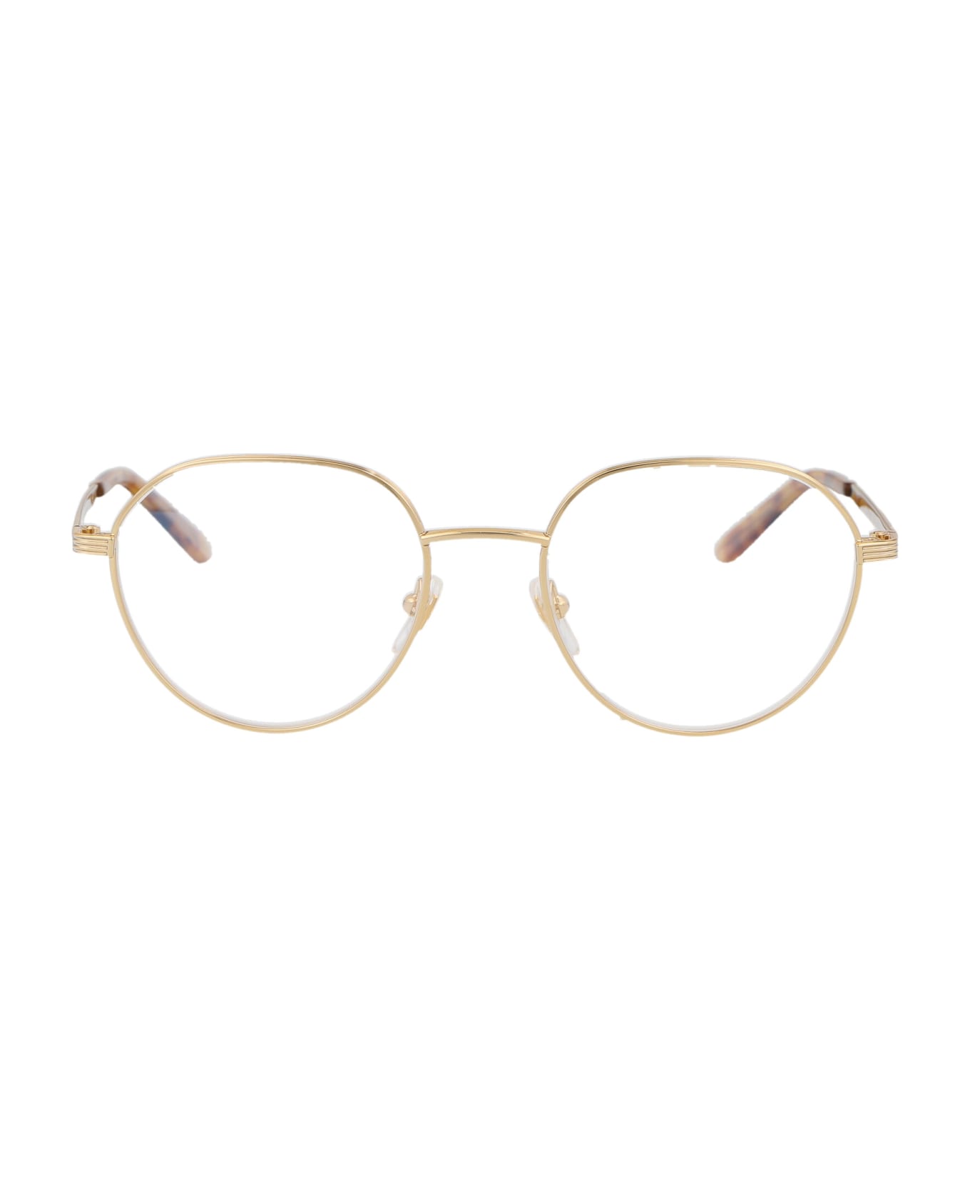 Gucci Eyewear Gg1458o Glasses - 002 GOLD GOLD TRANSPARENT