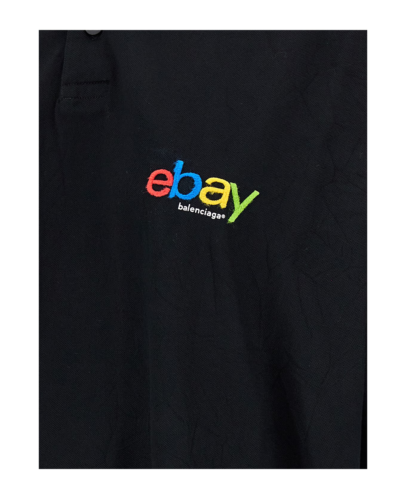 Balenciaga 'ebay' Polo Shirt - Black