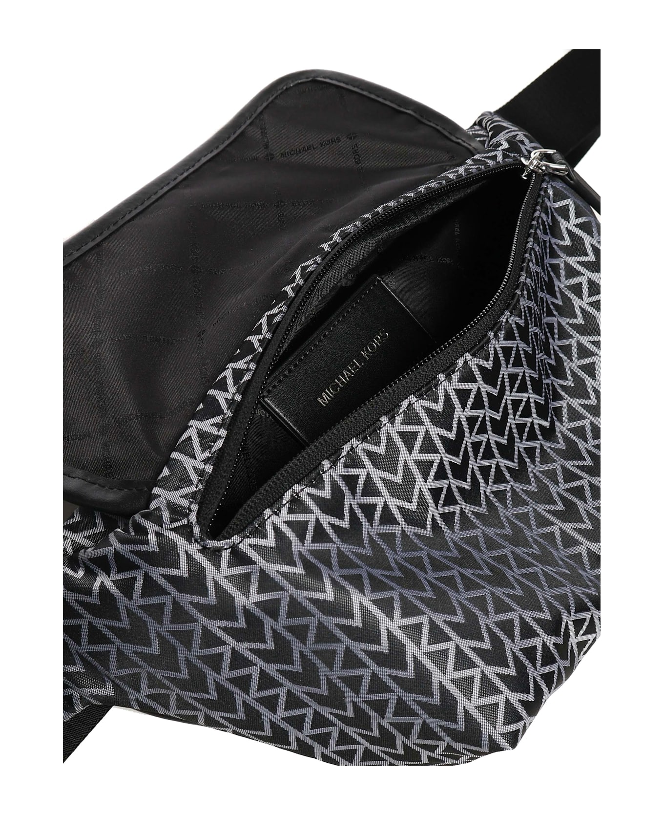 MICHAEL Michael Kors Eli Nylon Bum Bag - Black