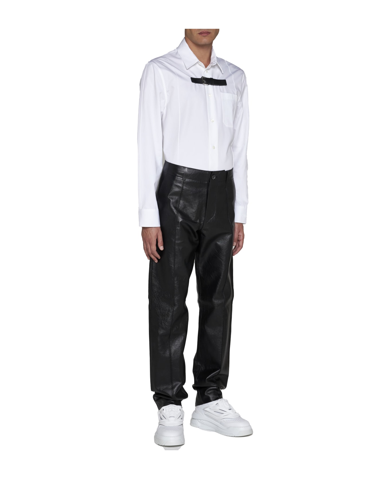 Versace Formal Shirt With Buckle - White シャツ