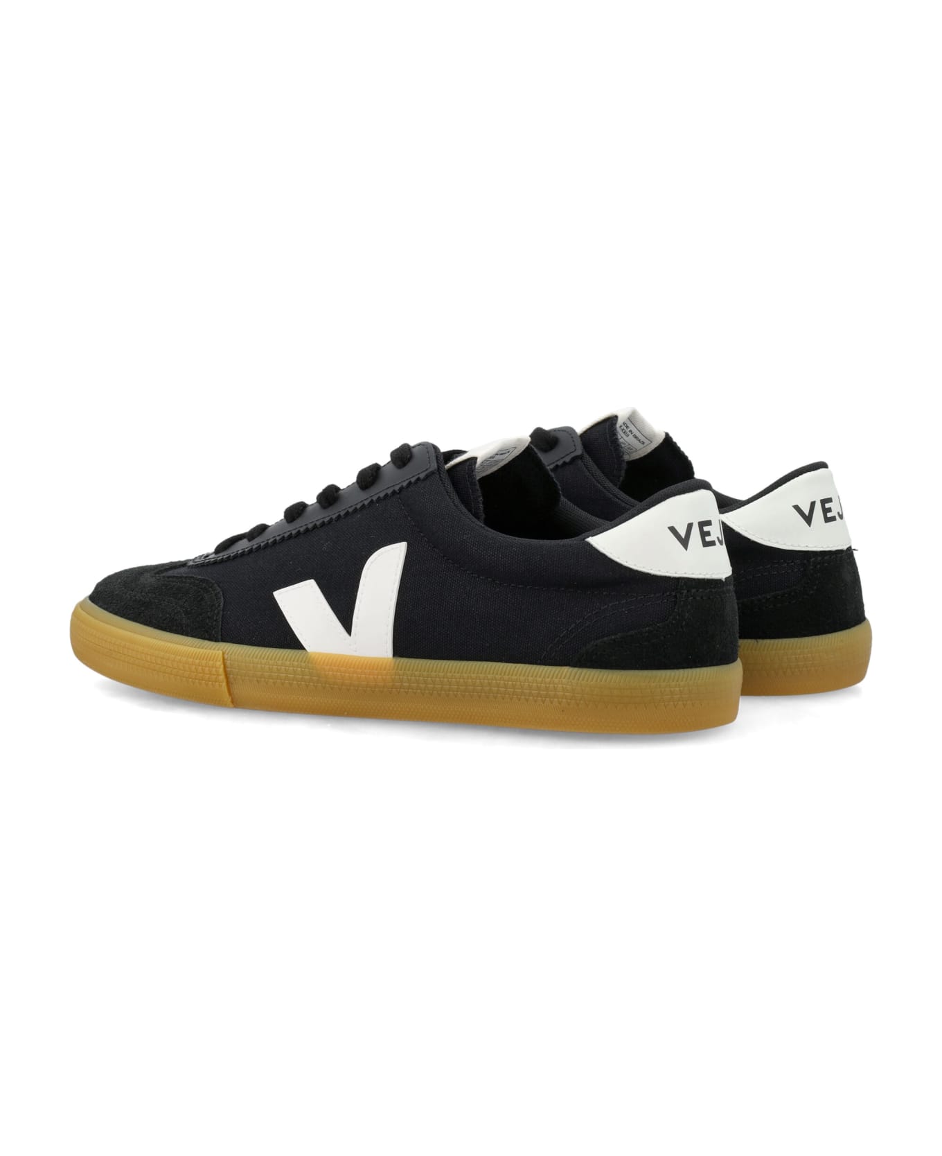 Veja Volley Sneakers - BLACK WHITE NATURAL