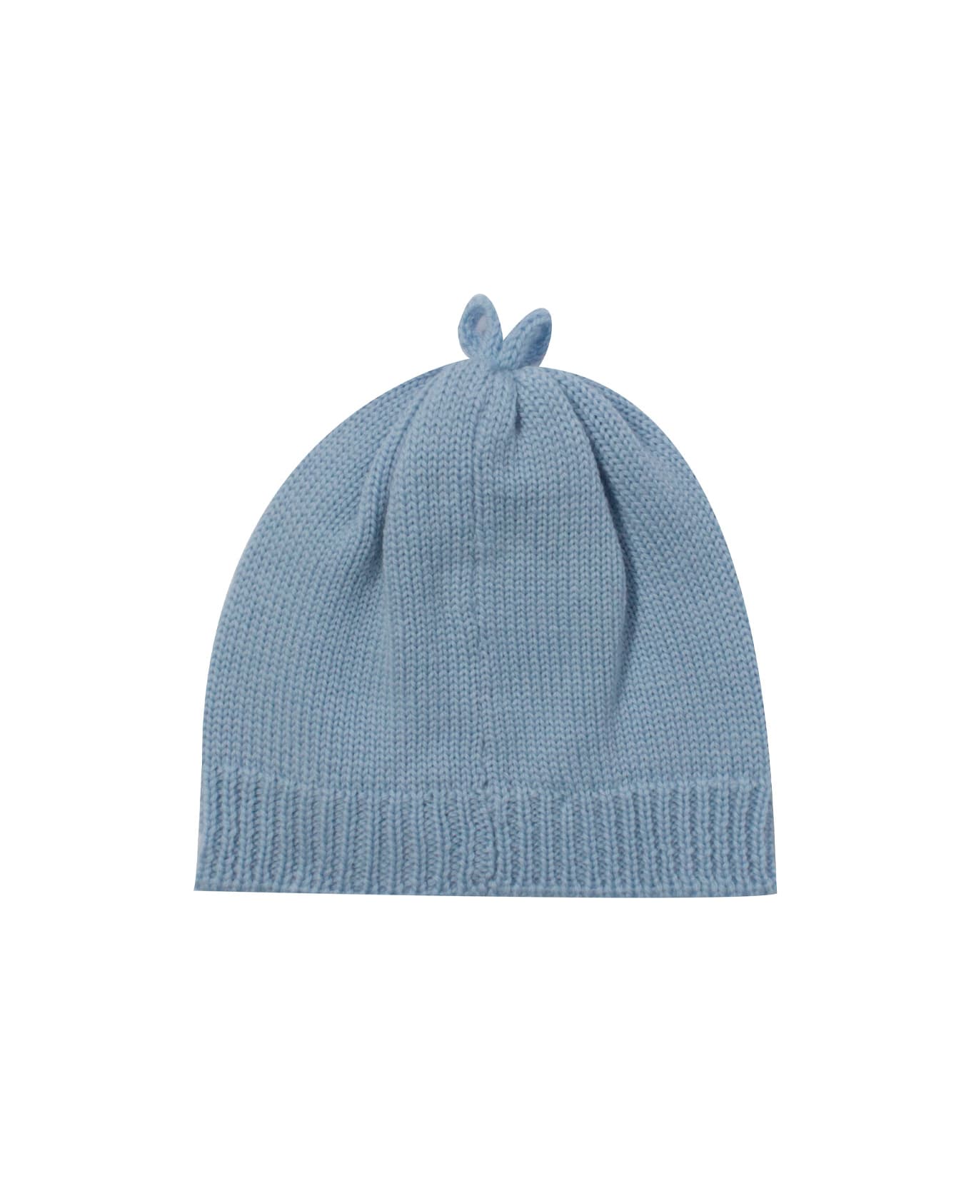Piccola Giuggiola Wool Knit Hat - Light blue