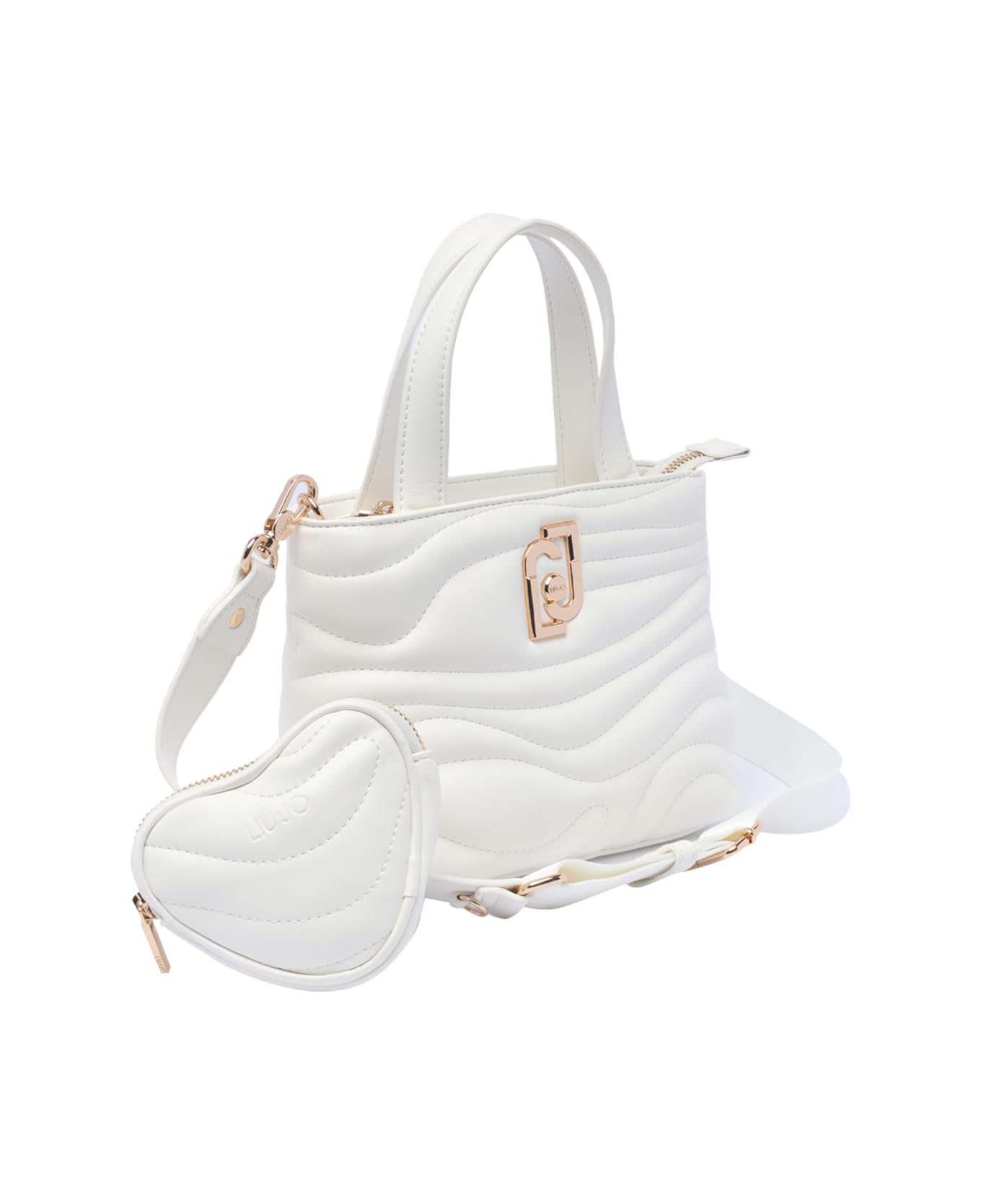 Liu-Jo Logo Handbag - White