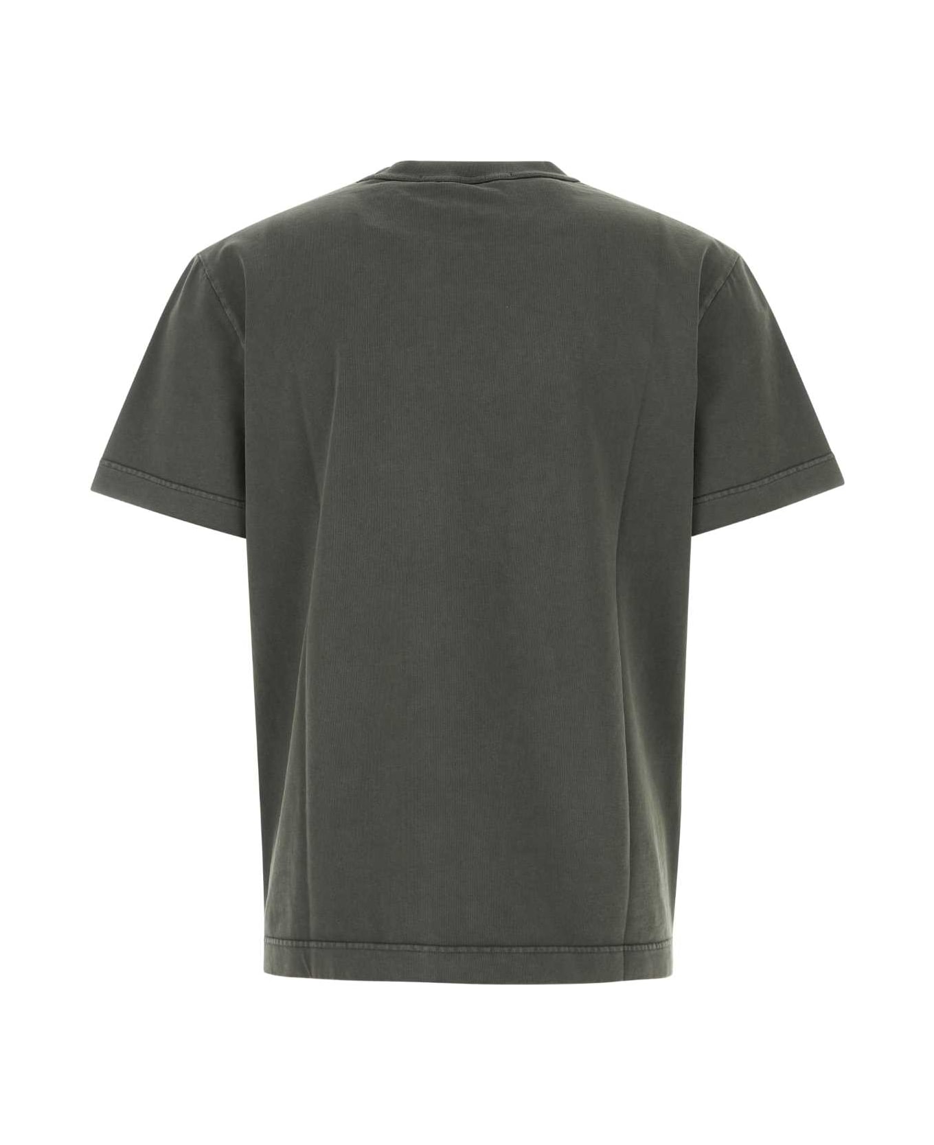 Alexander Wang Dark Grey Cotton T-shirt - SOFTOBSIDIAN