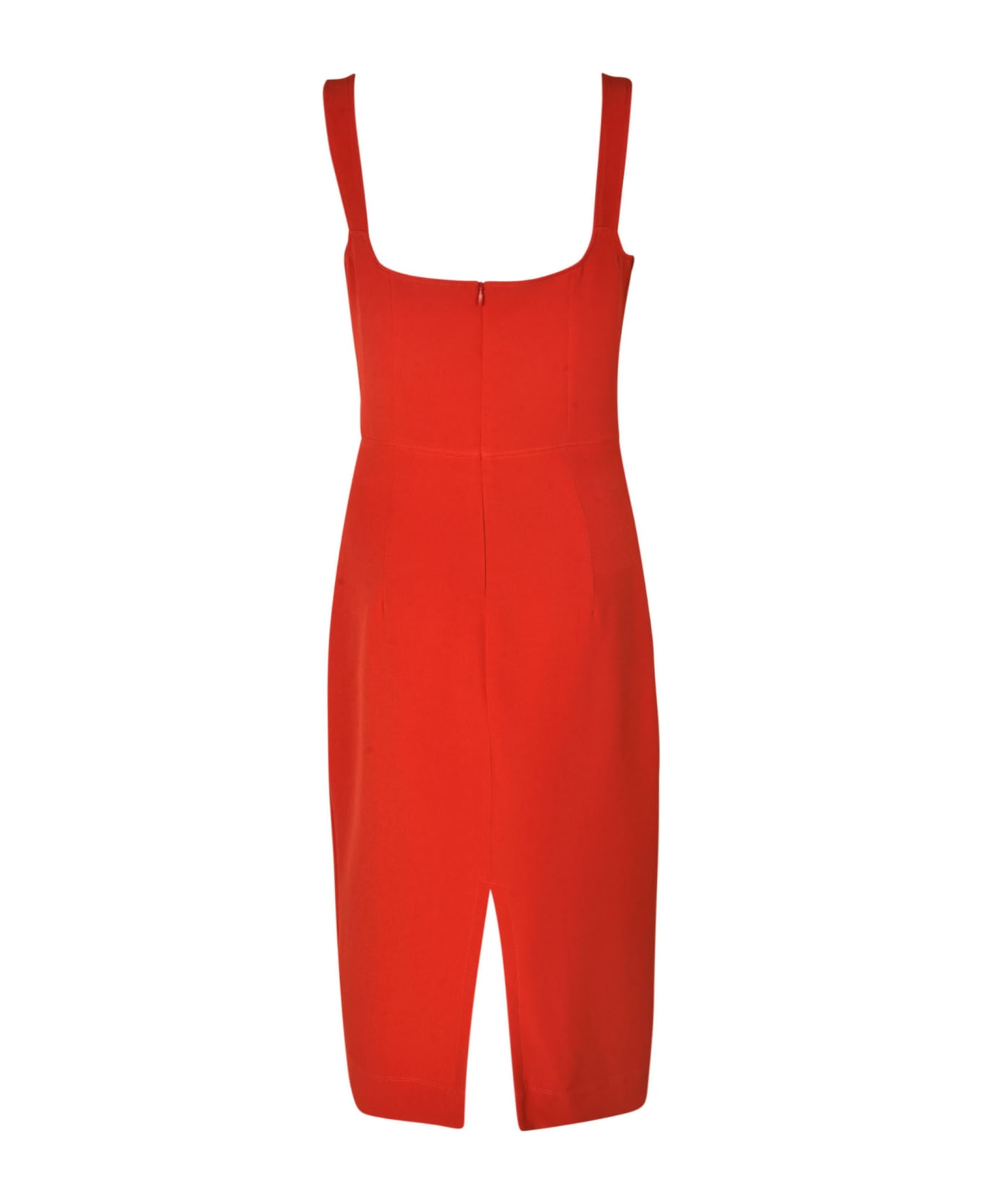 Versace Jeans Couture Buckle Strap Dress - Red