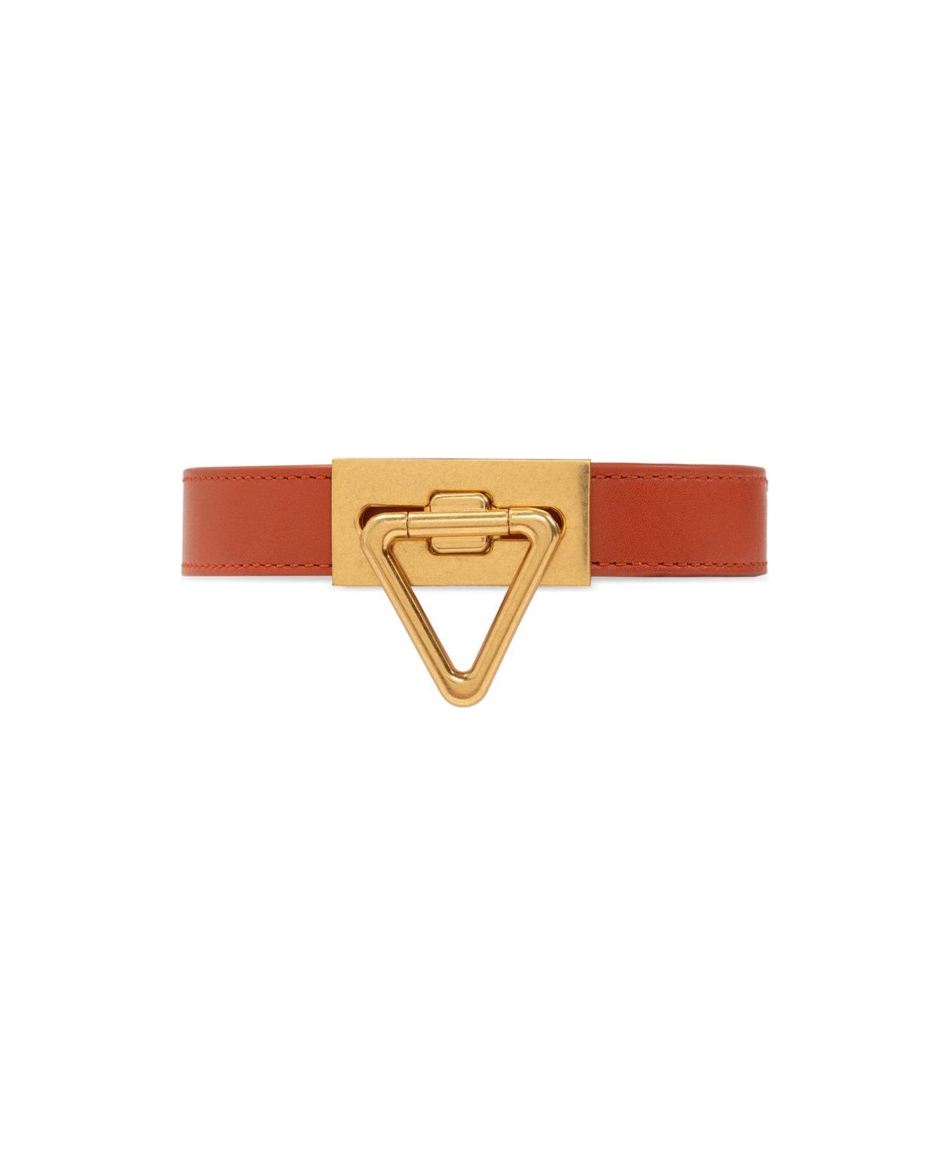 Bottega Veneta Triangle Buckle Belt - Copper