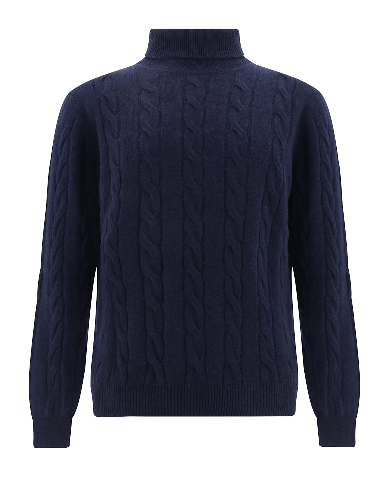 Aragona Turtleneck Sweater - Blu Notte