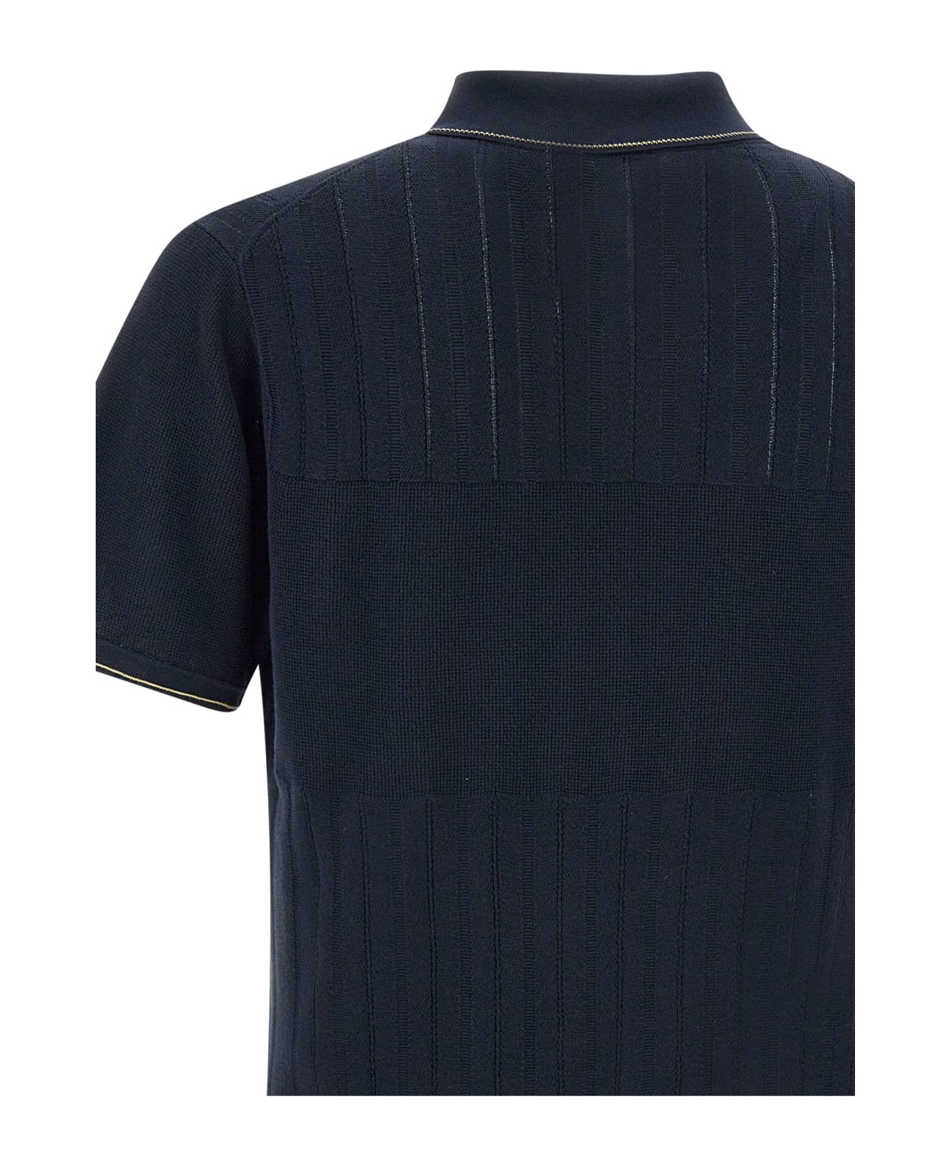 Paul Smith Organic Cotton Polo Shirt - NAVY