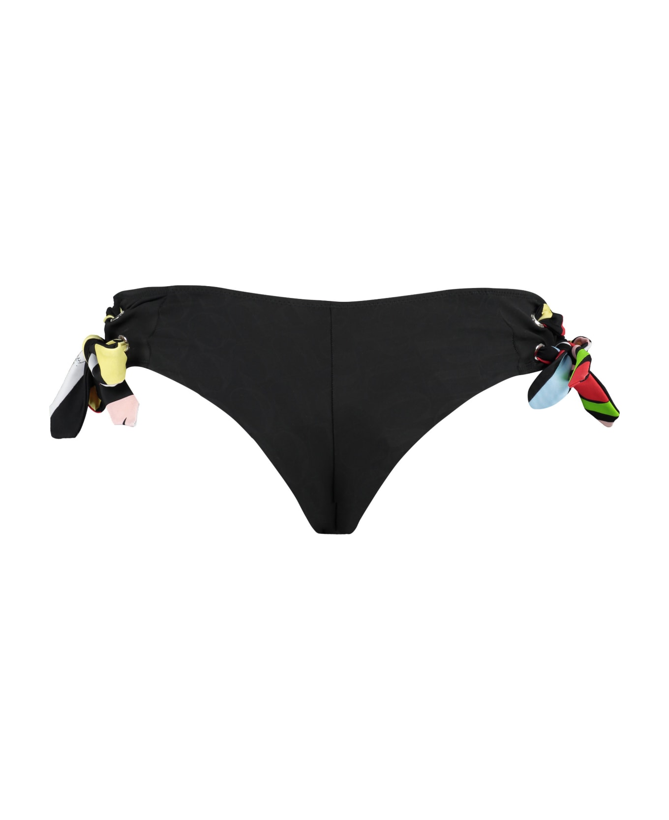 Pucci Tie Side Bikini Hipster - black