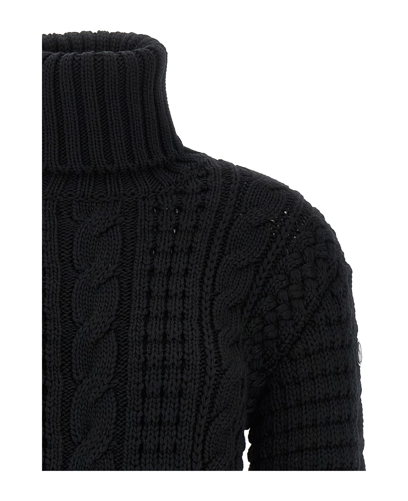 Moncler Genius Moncler X Edward Enninful Tricot Turtleneck Sweater - Black