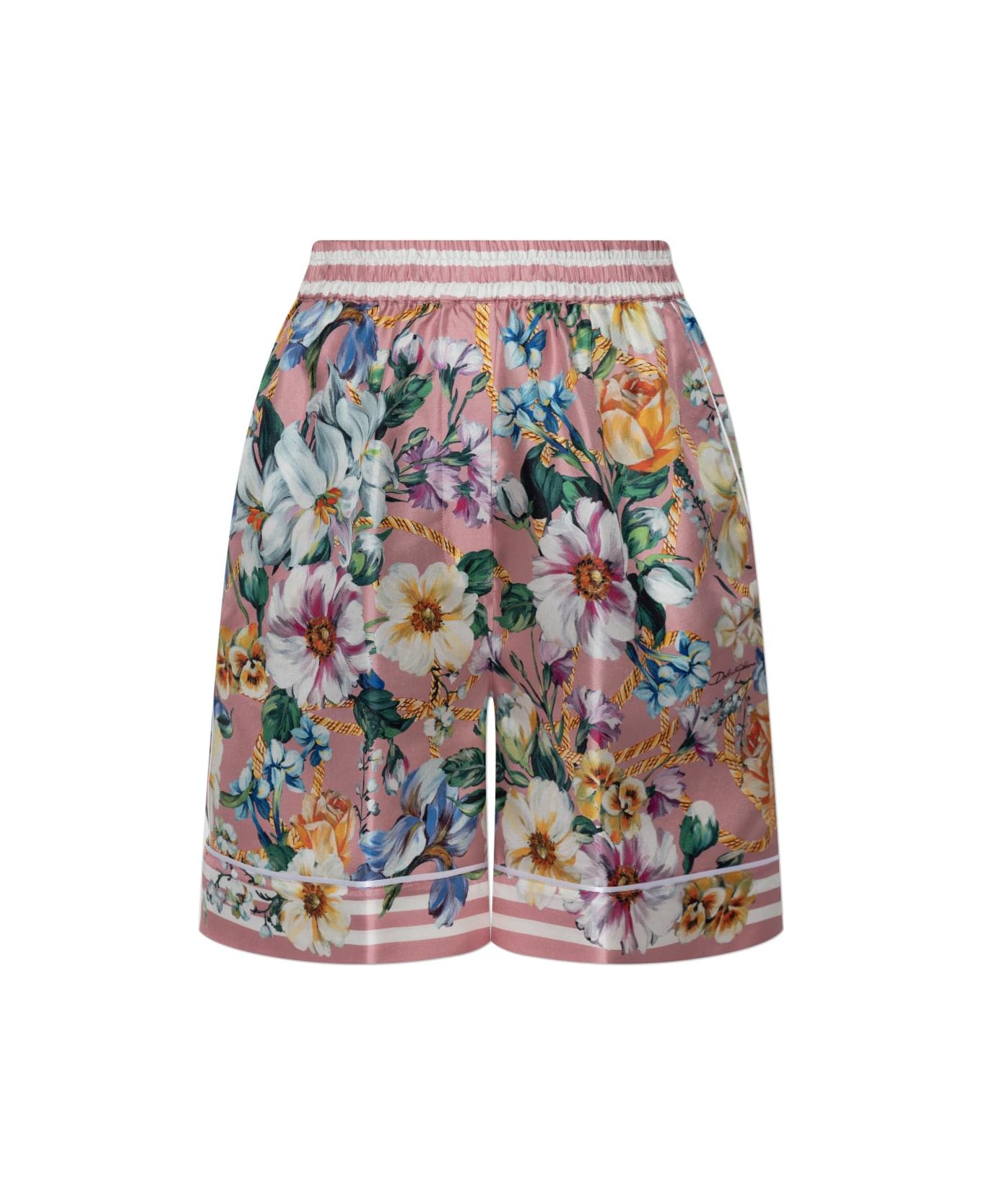 Dolce & Gabbana Silk Shorts - PINK