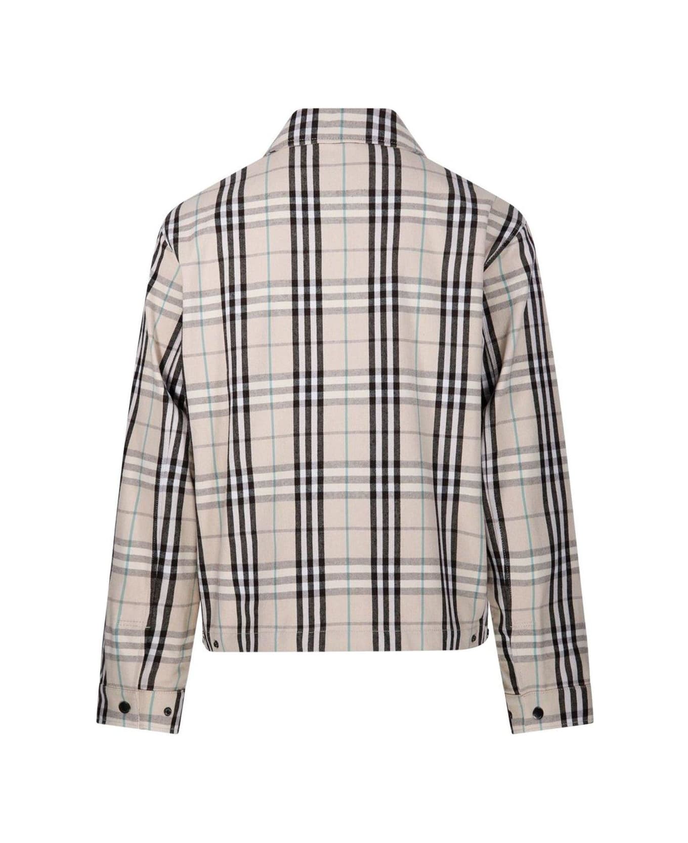 Burberry Embroidered Cotton Jacket - HUSKIPCHECK