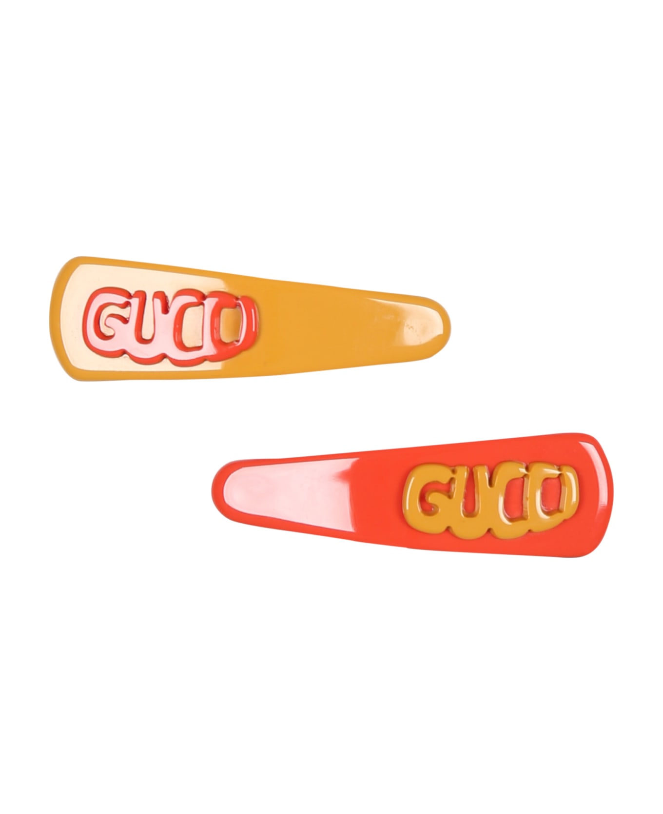 Gucci Pair Of Multicolor Hair Clips For Girl - Multicolor アクセサリー＆ギフト