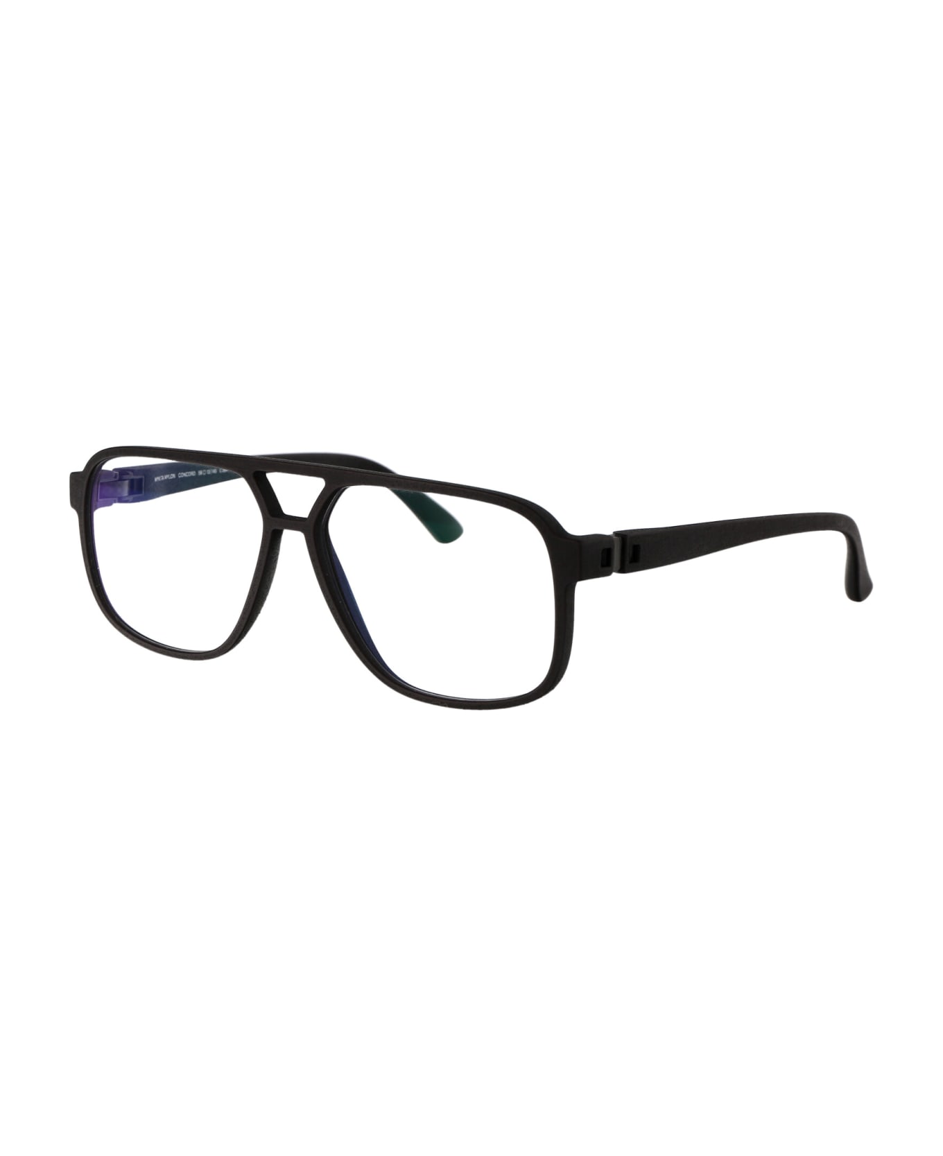 Mykita Concord Glasses - 354 MD1 PITCH BLACK Clear アイウェア