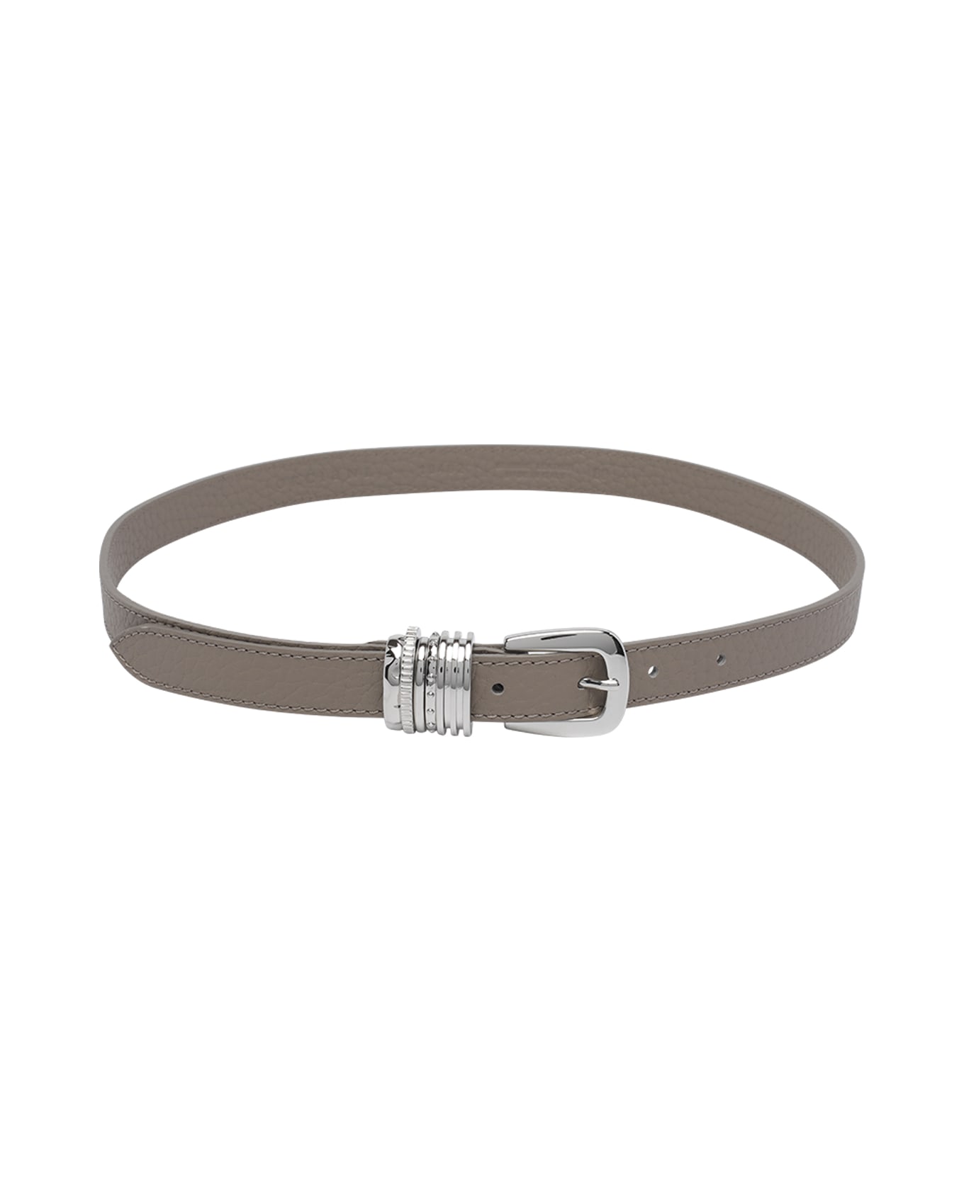 Orciani Leather Belt - Beige