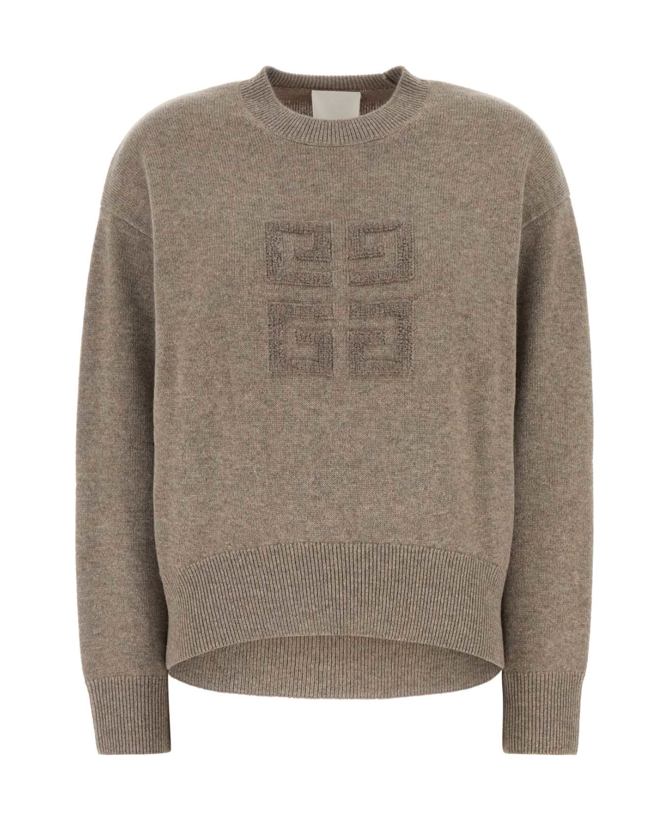 Givenchy Dove Grey Cashmere Sweater - PUMICEBEIGE