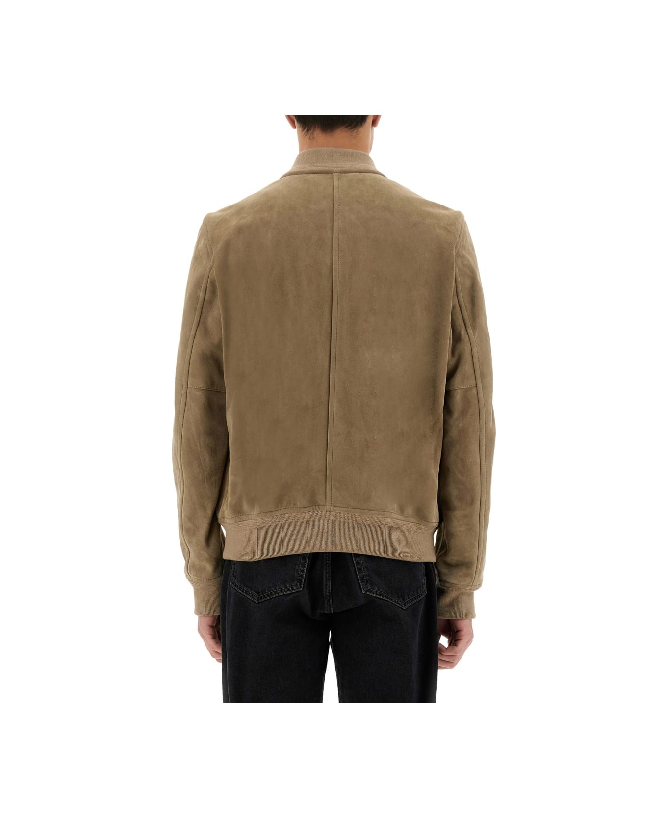 Belstaff Leather Jacket - BEIGE