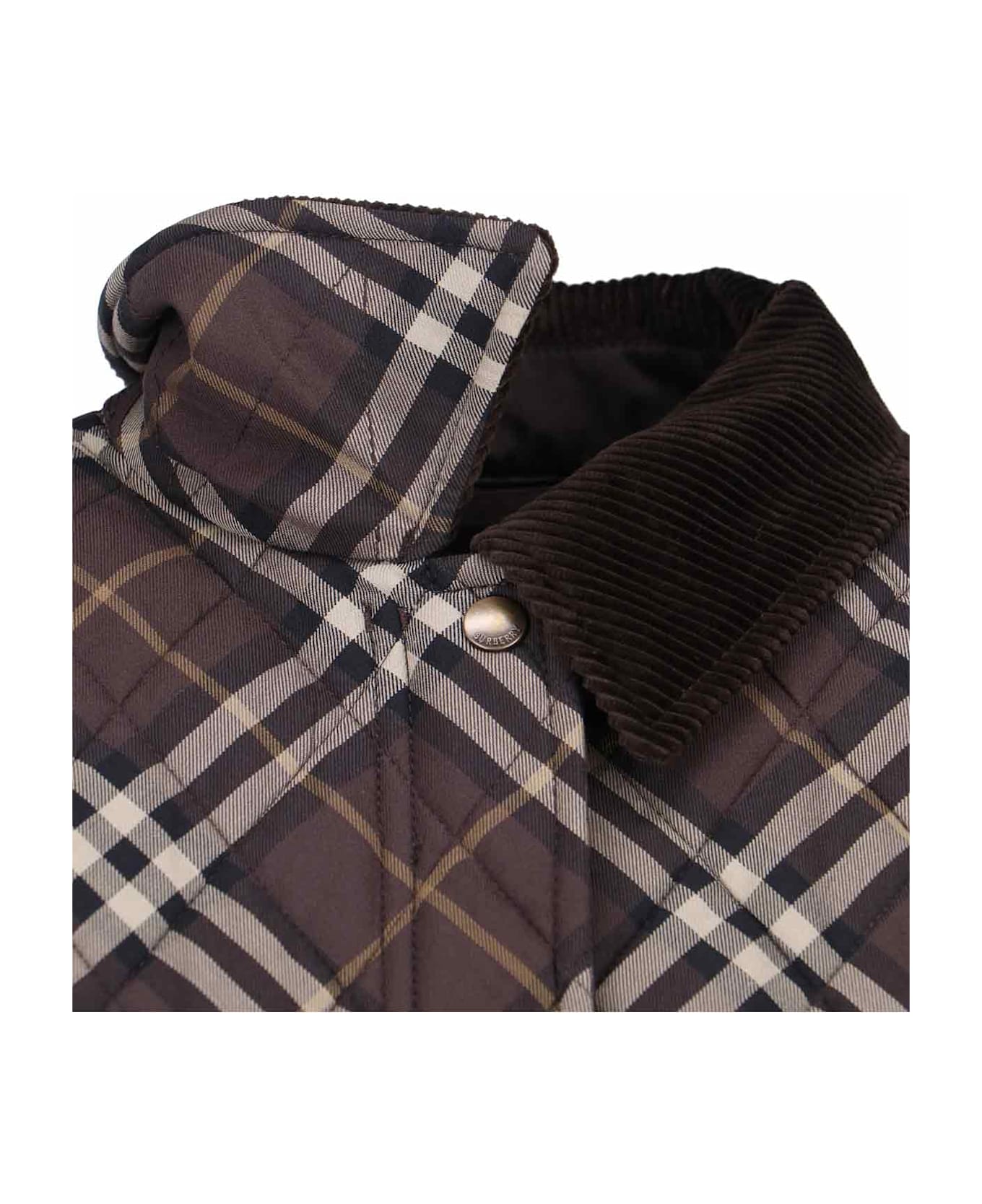 Burberry 
check
 Jacket - Brown