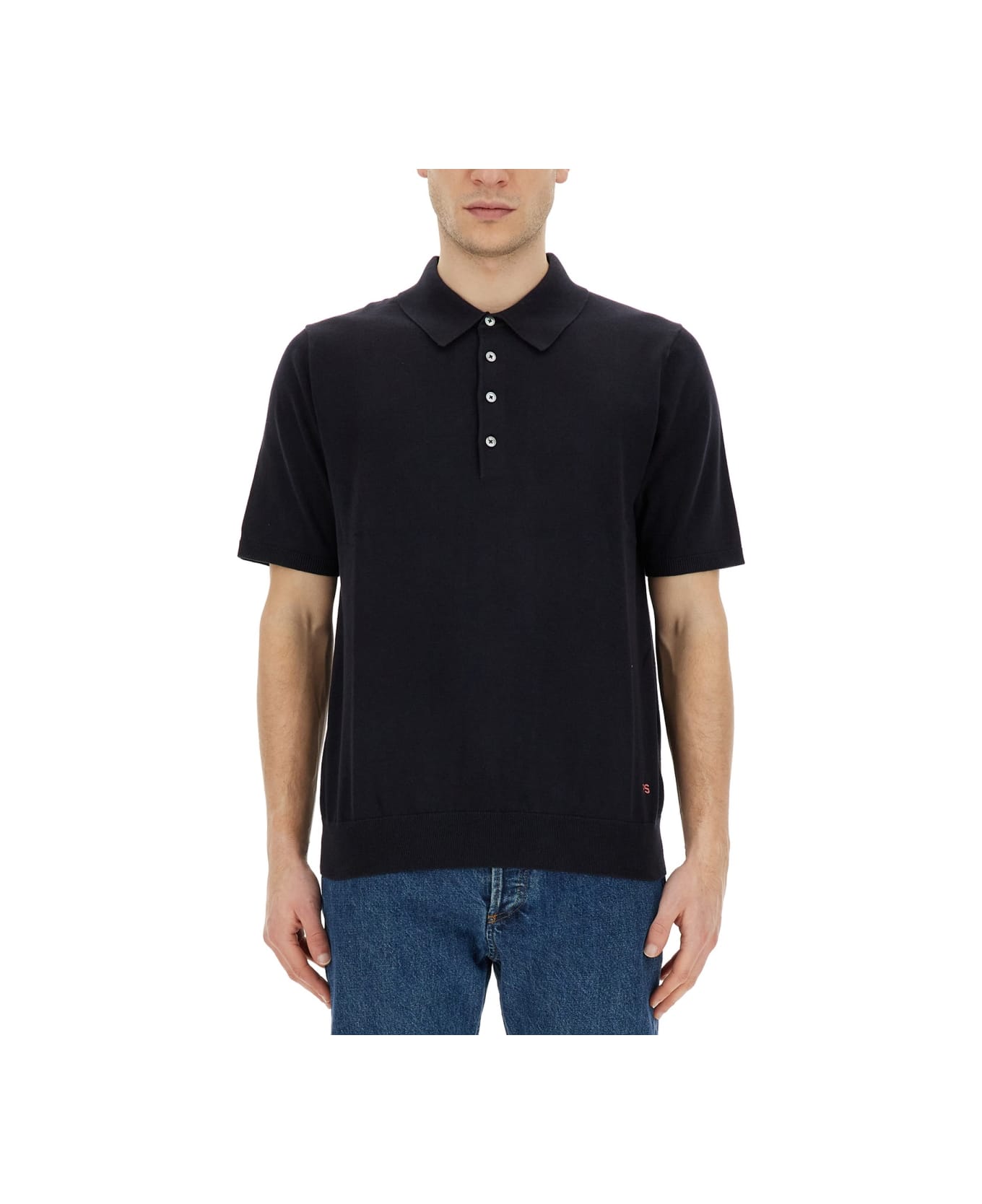 PS by Paul Smith Regular Fit Polo Shirt - BLUE ポロシャツ