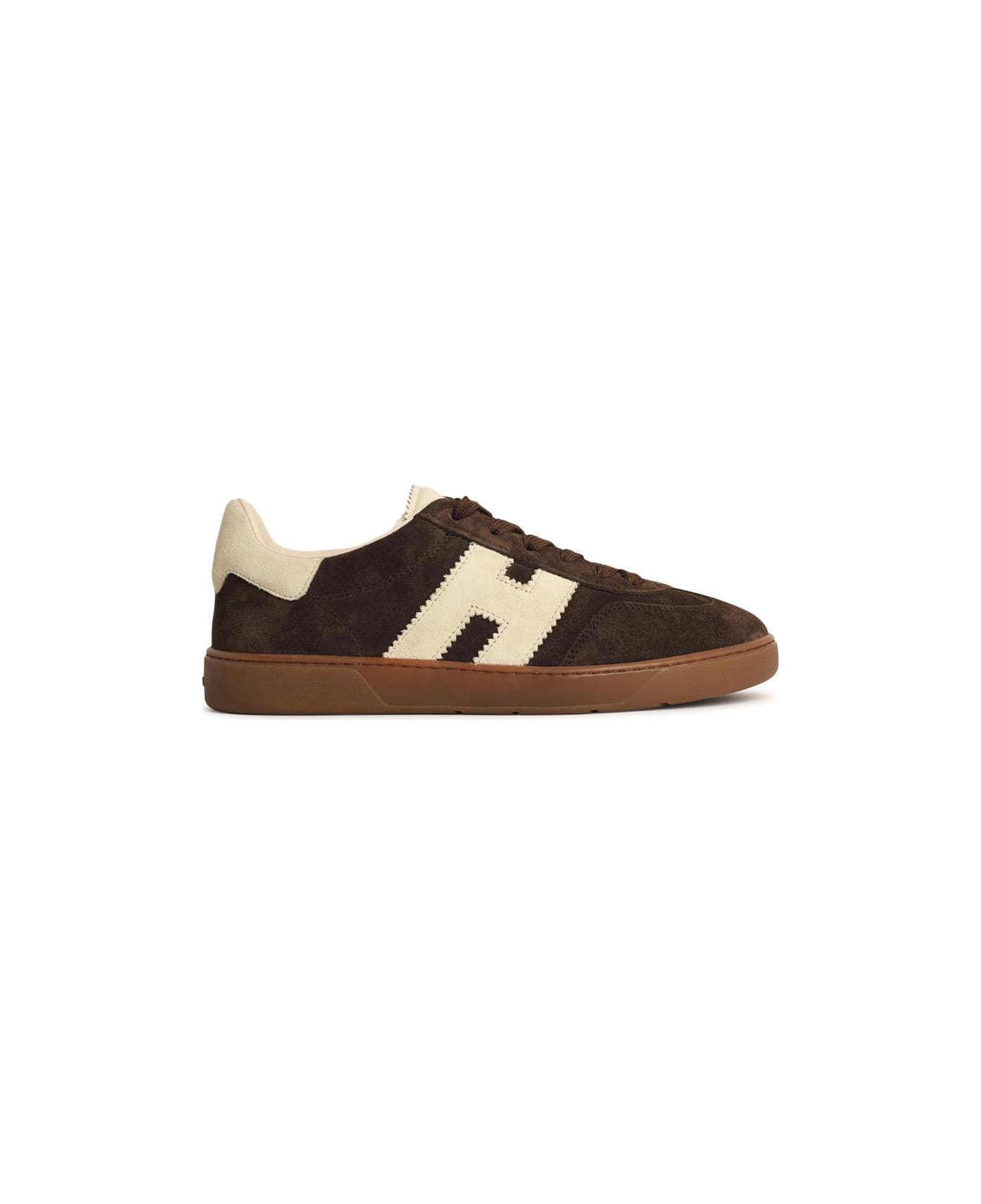 Hogan 'cool' Brown Suede Sneakers - Brown