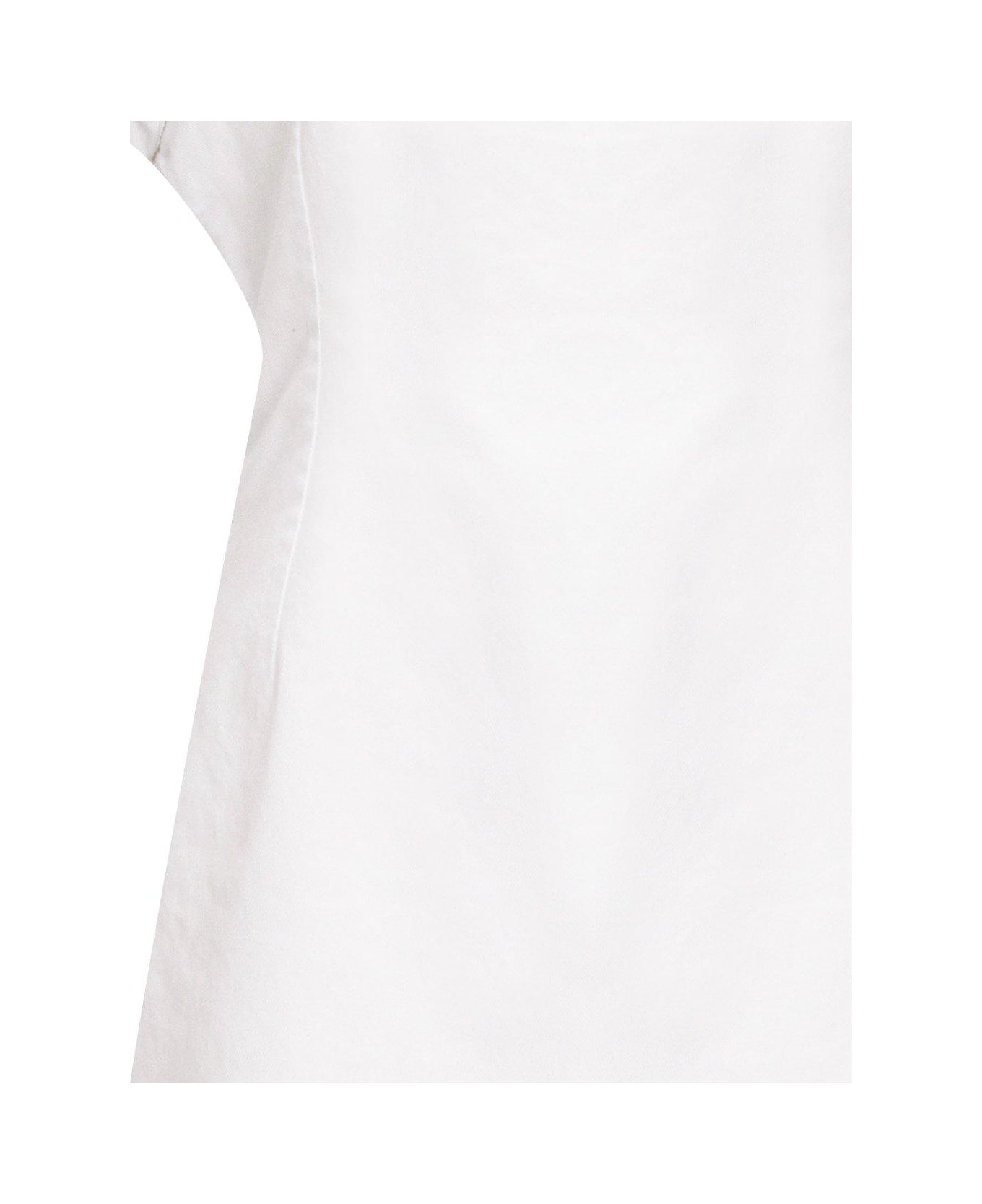 Isabel Marant Nina Cape-sleeved Mini Dress - White