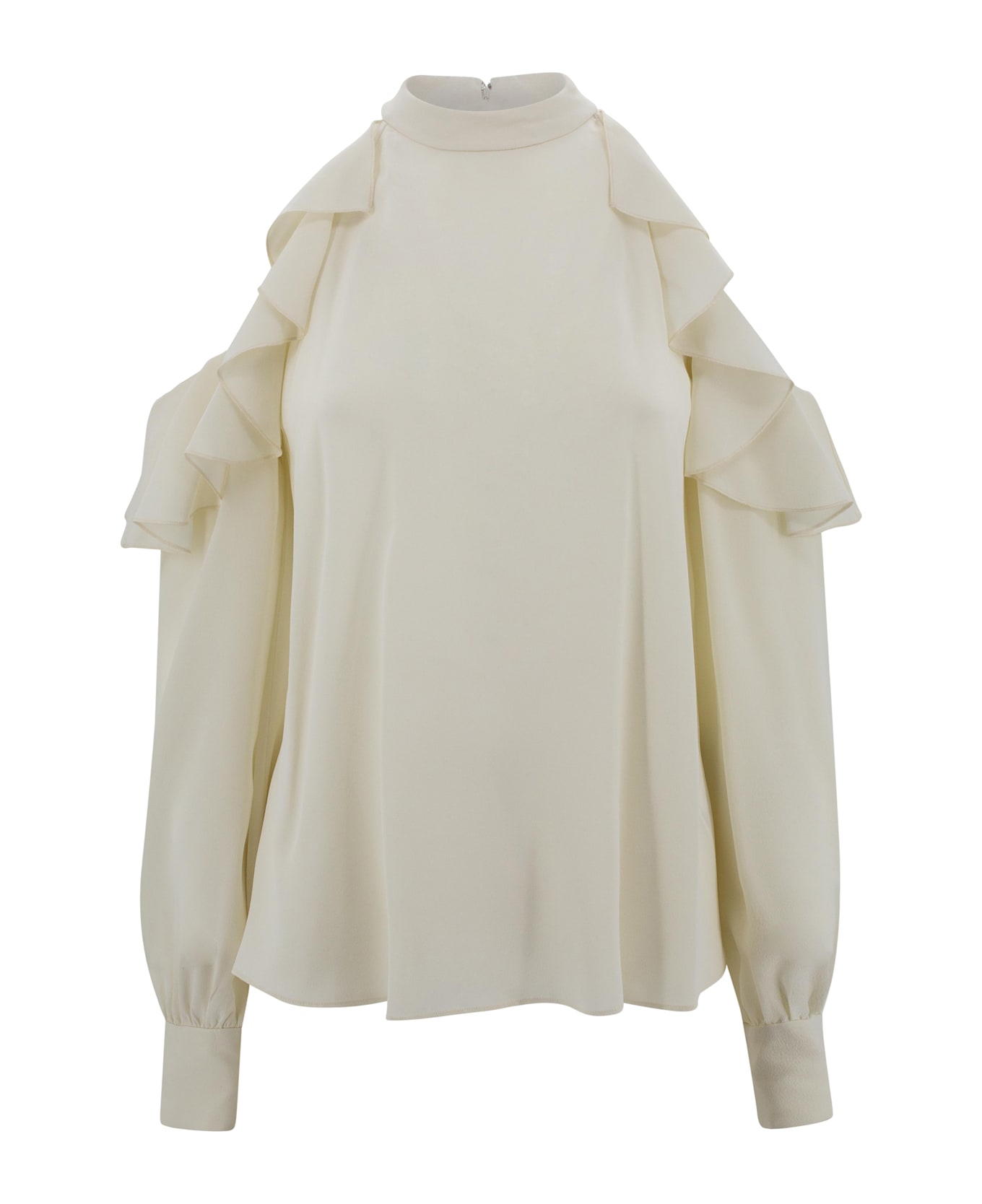 Etro Draped Detail Blouse - White