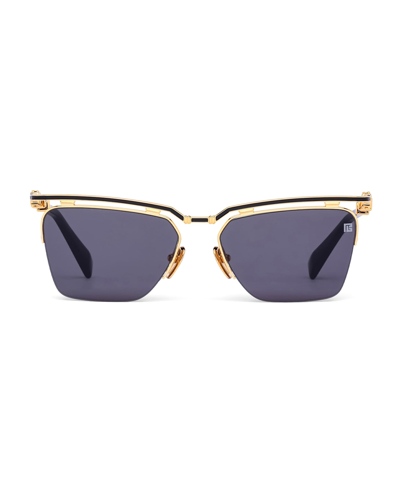 Balmain Triomphe Ii - 18k Gold / Black Sunglasses - gold/black