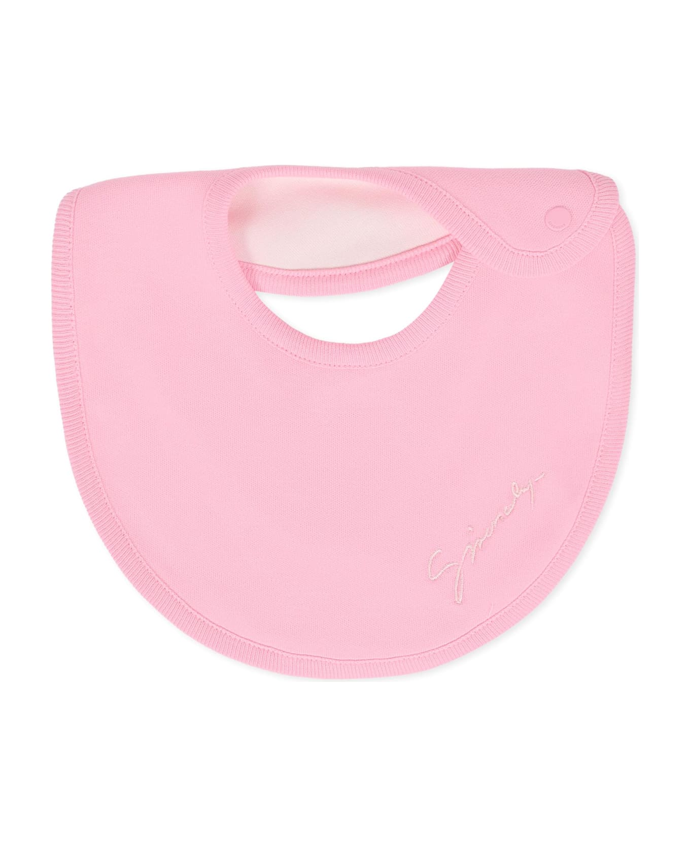 Givenchy Pink Babygrow Set For Baby Girl With Logo - Pink