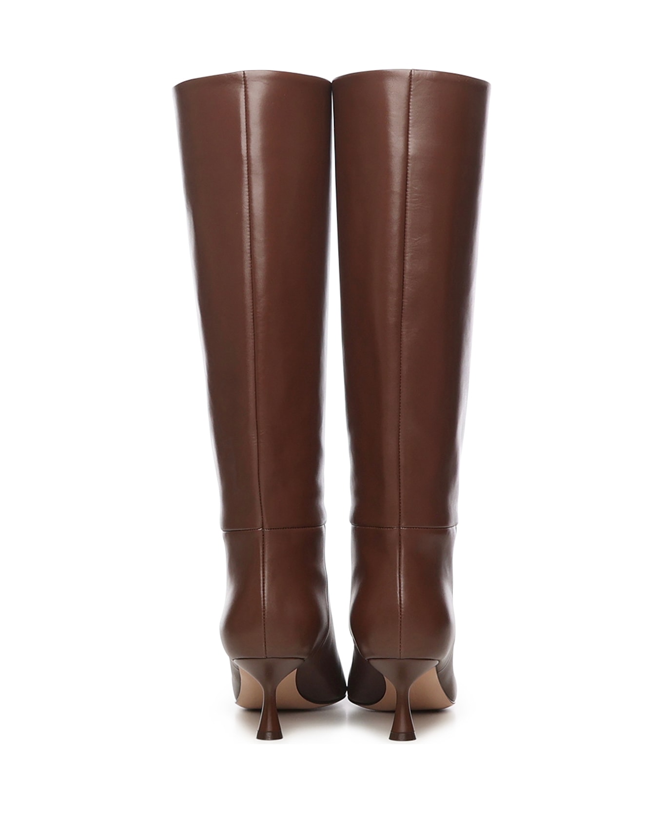 Gianvito Rossi Joyce Leather Boots - Brown