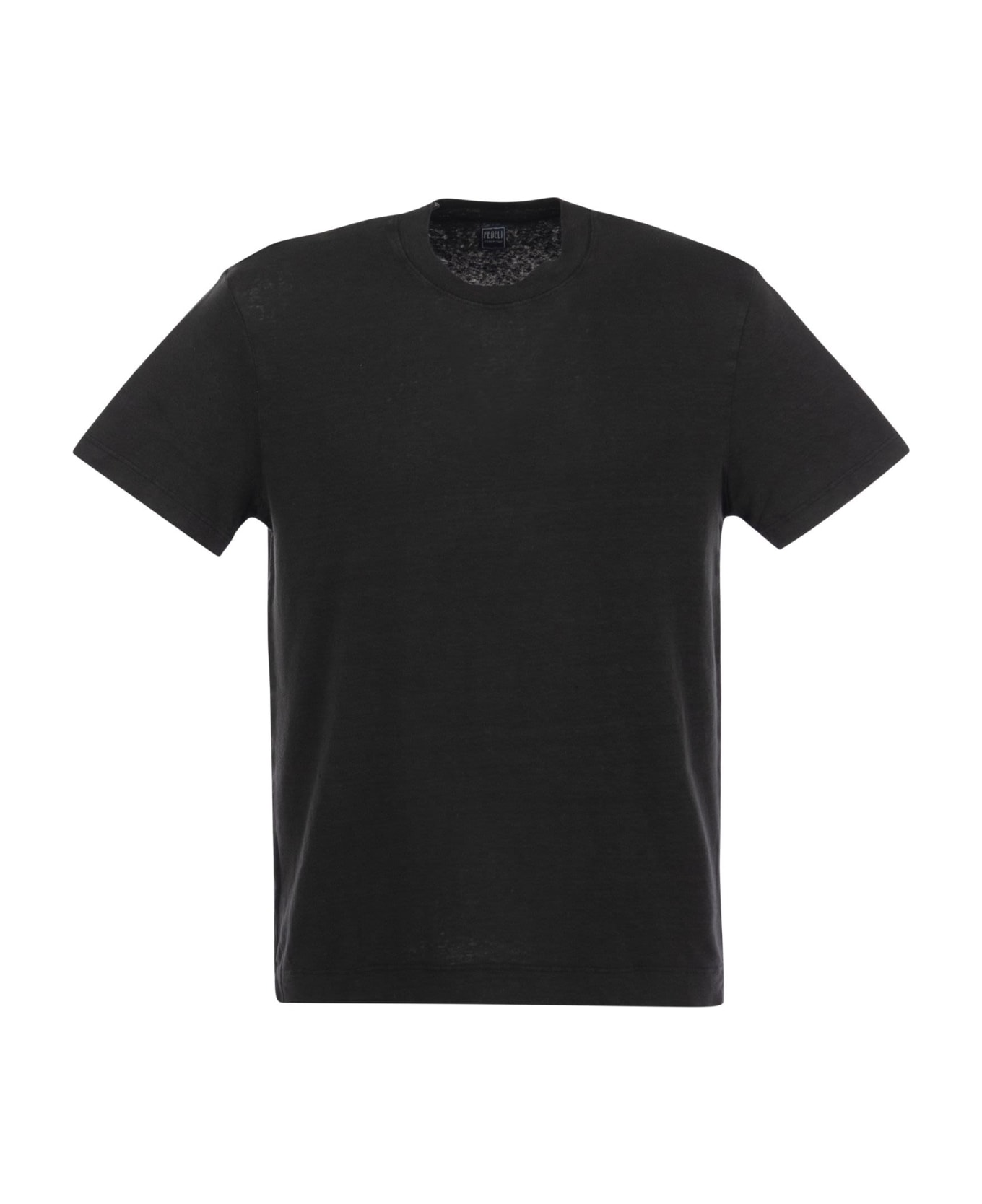 Fedeli Exreme - Linen Flex T-shirt - Black